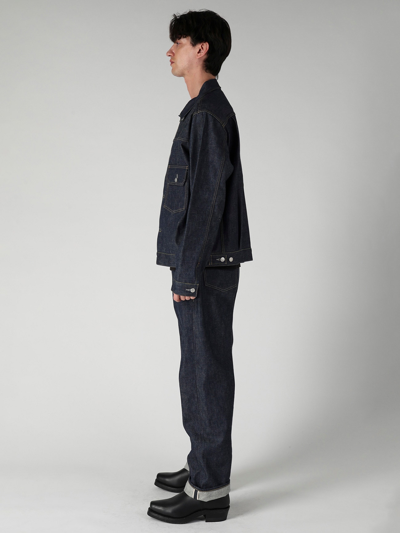 【Y's for men × MASSES】DENIM JACKET RIGID INDIGO