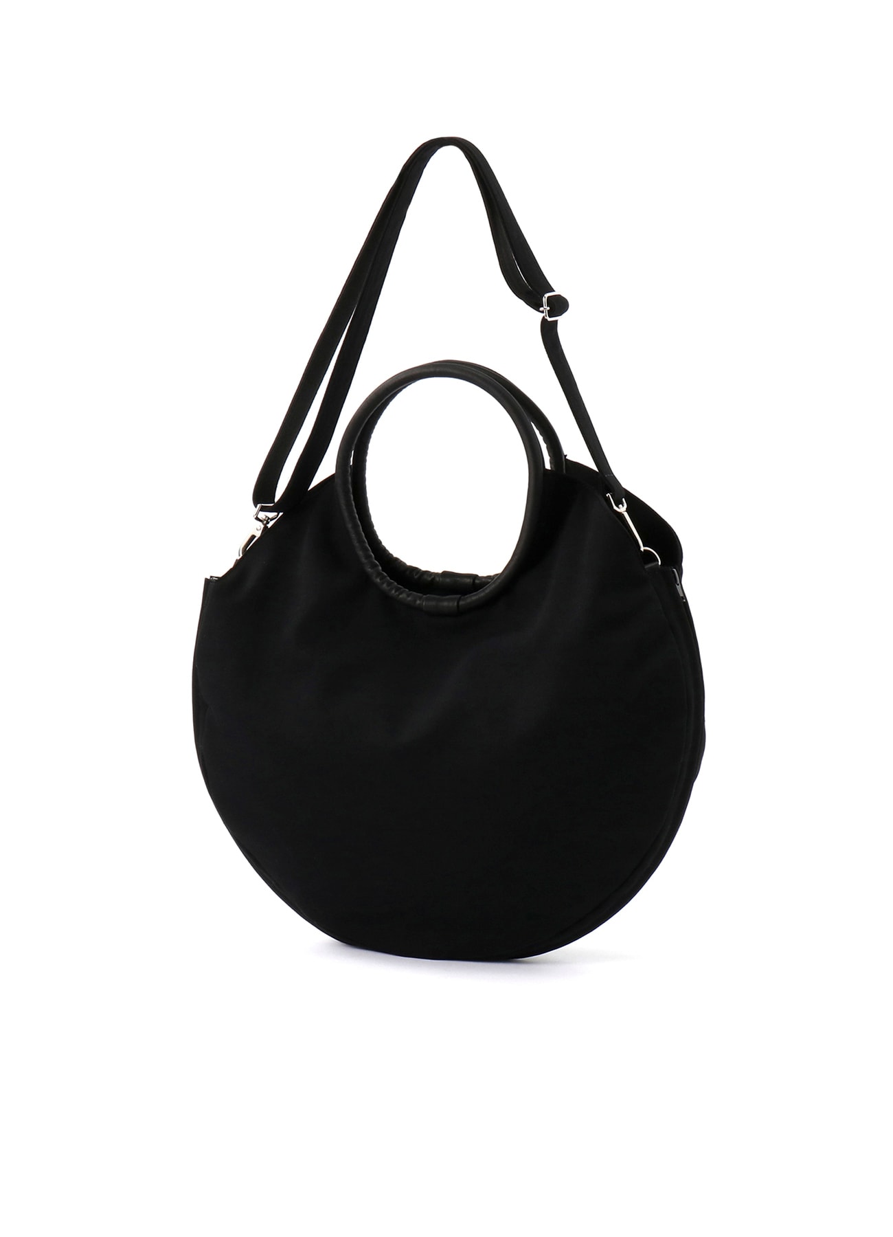 シワギャバ サークルファスナートートバッグ