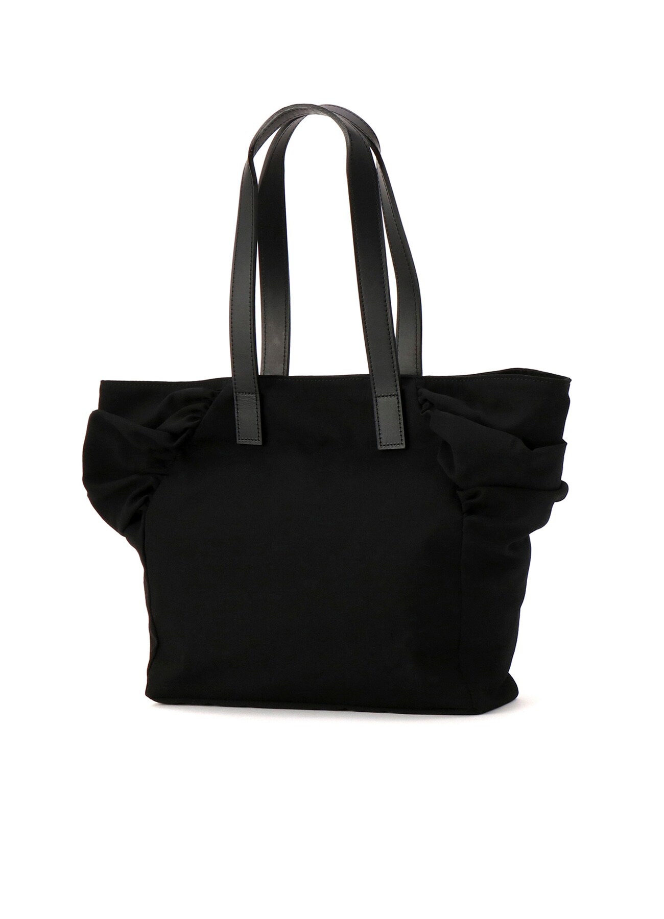 シワギャバ ギャザートートバッグ