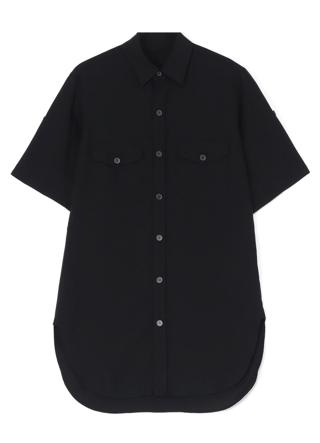 BLACK TENCEL POPLIN SAFARI SHIRT