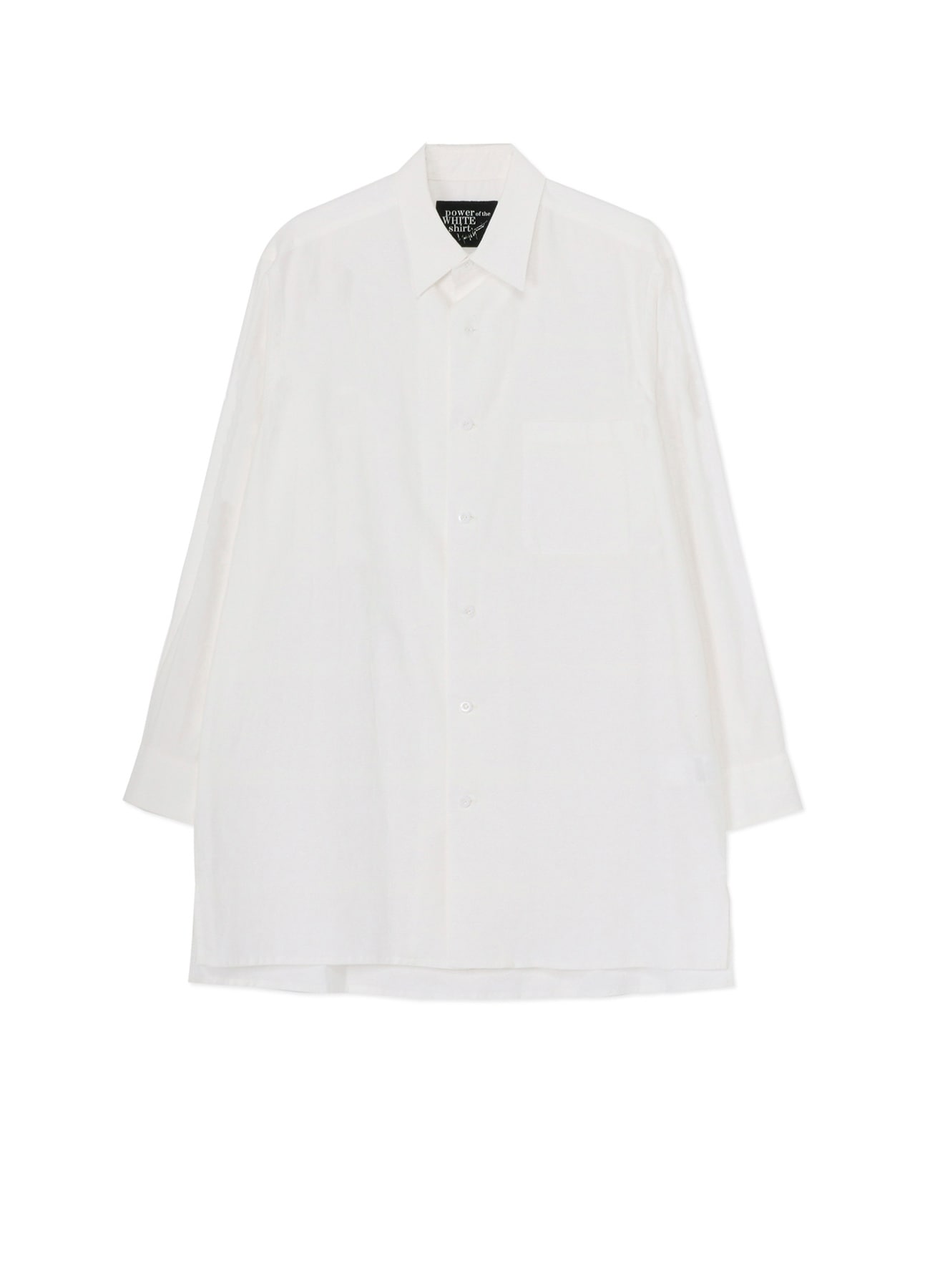 COTTON TWILL CLASSIC BIG SHIRT(S White): power of the WHITE shirt 