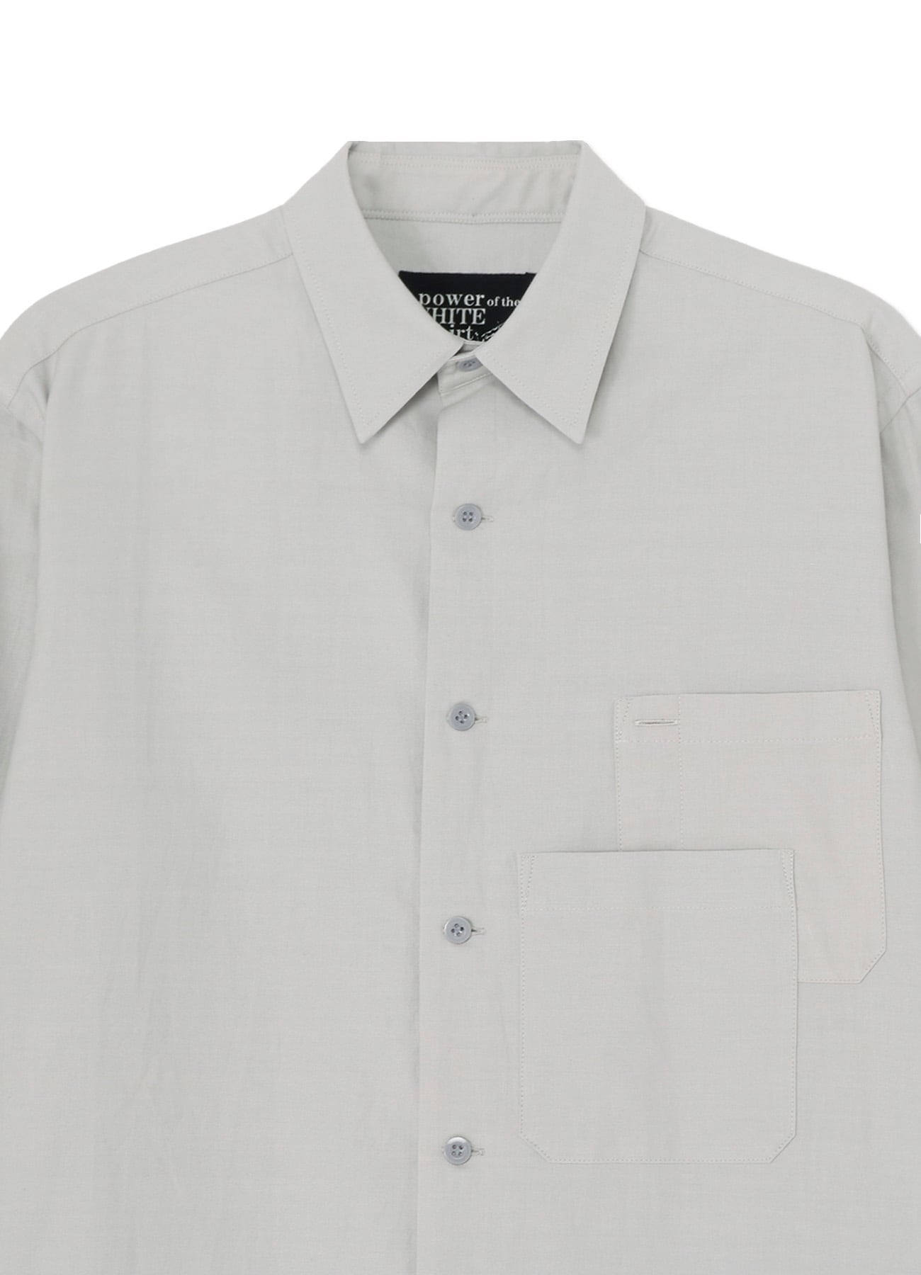 COTTON TWILL DOUBLE LAYERED SHIRT