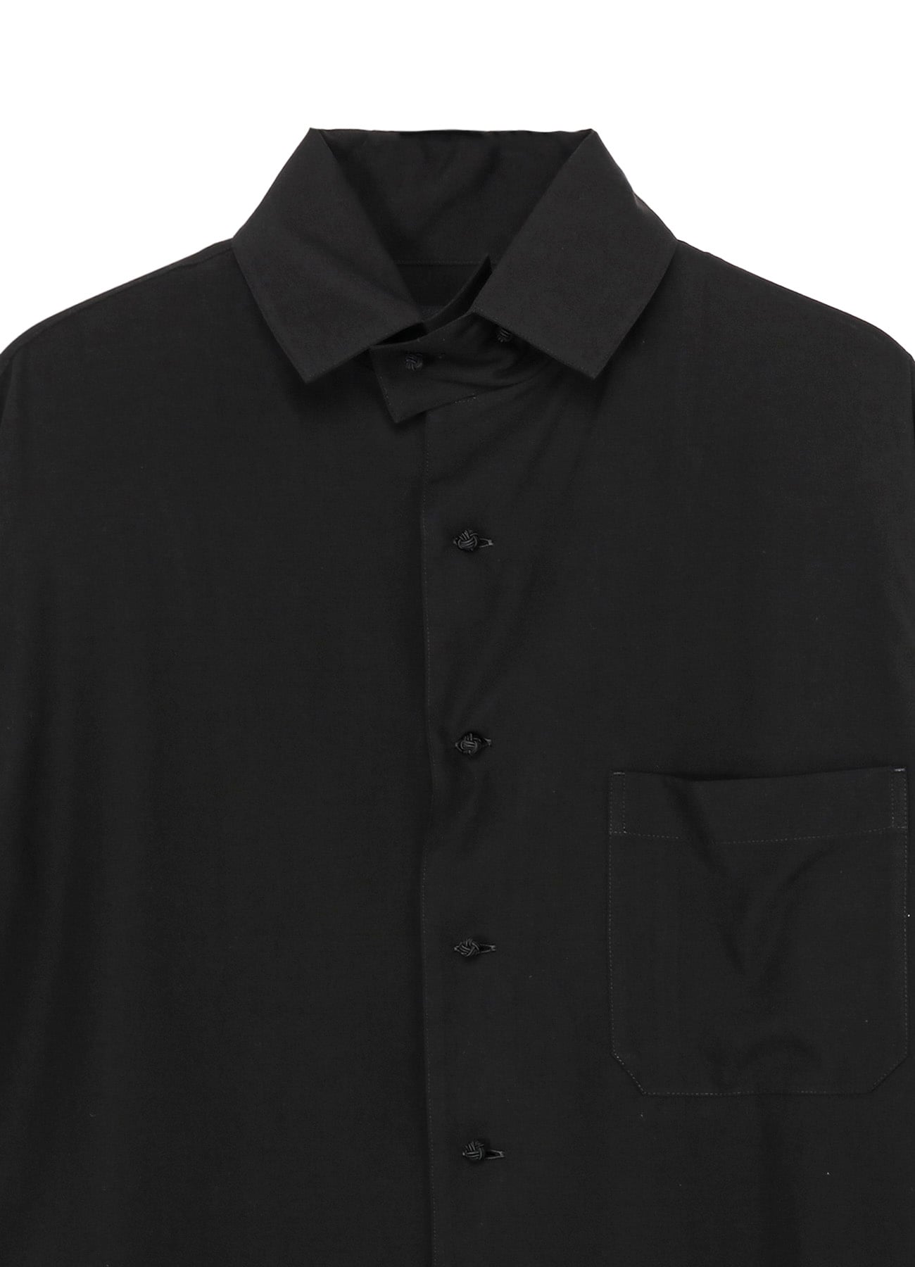 CELLULOSE LAWN KNOT BUTTONS SHIRT