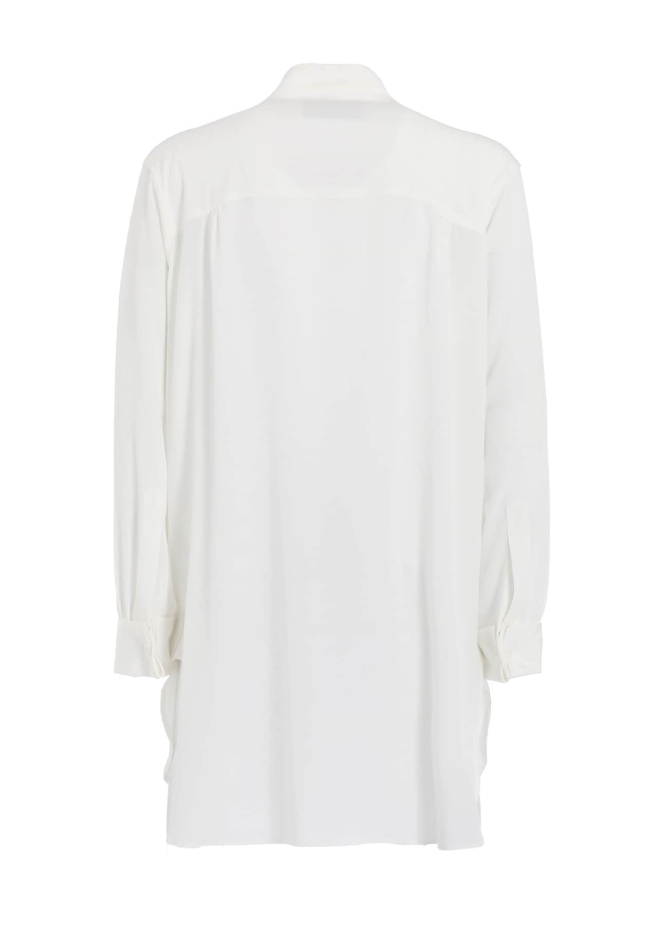 TA/PE CREPE DE CHINE FRILL SHIRT