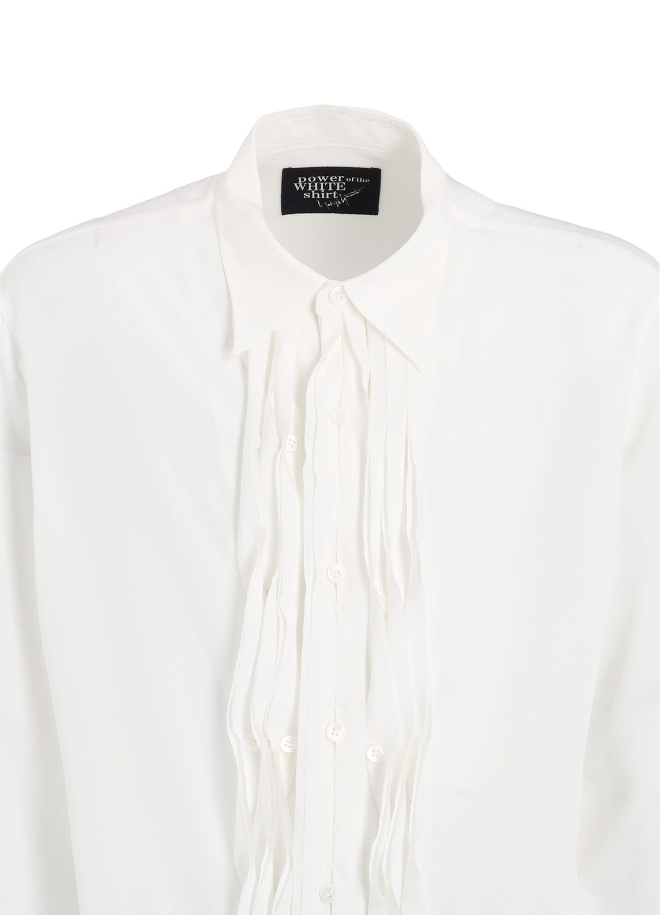 TA/PE CREPE DE CHINE FRILL SHIRT