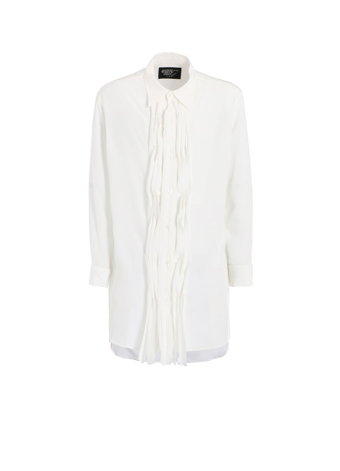 TA/PE CREPE DE CHINE FRILL SHIRT