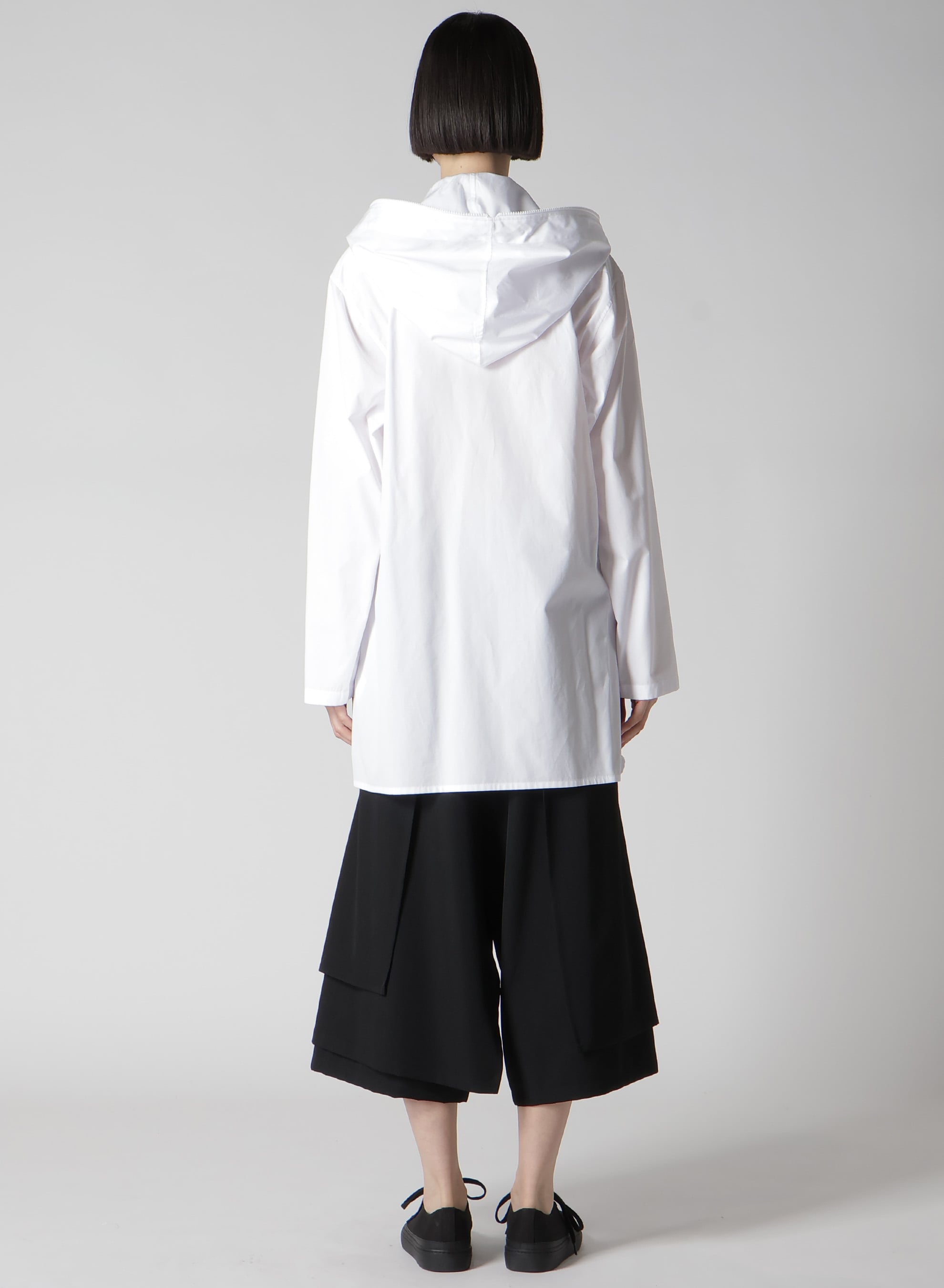 P・100/2 BROAD ZIP UP HOODIE SHIRT