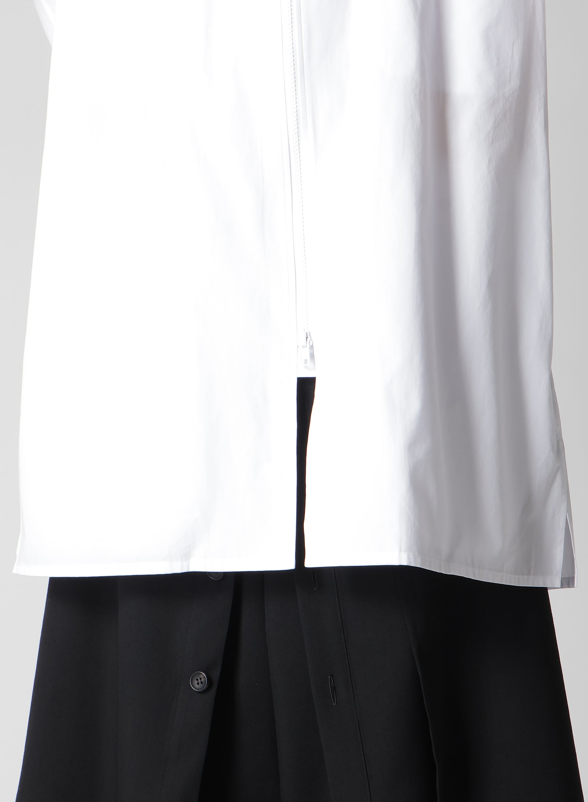 P・100/2 BROAD ZIP UP HOODIE SHIRT