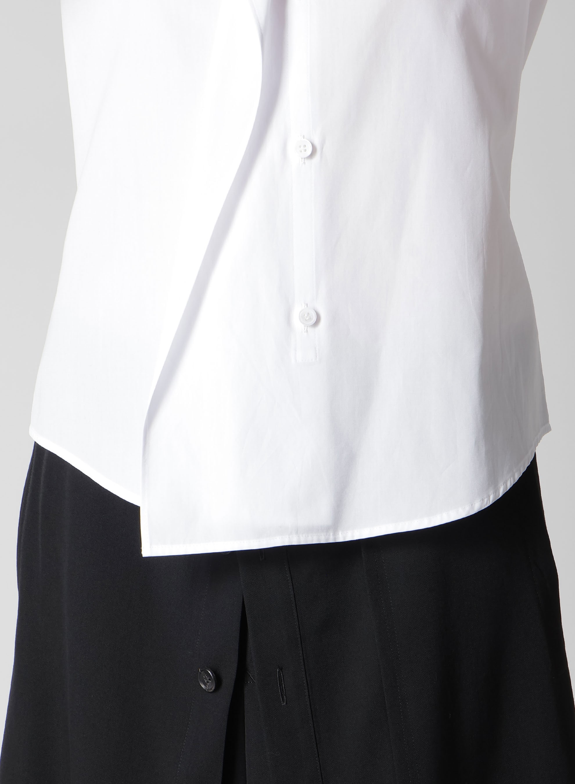 P・100/2 BROAD RUFFLE DETAIL SHIRT