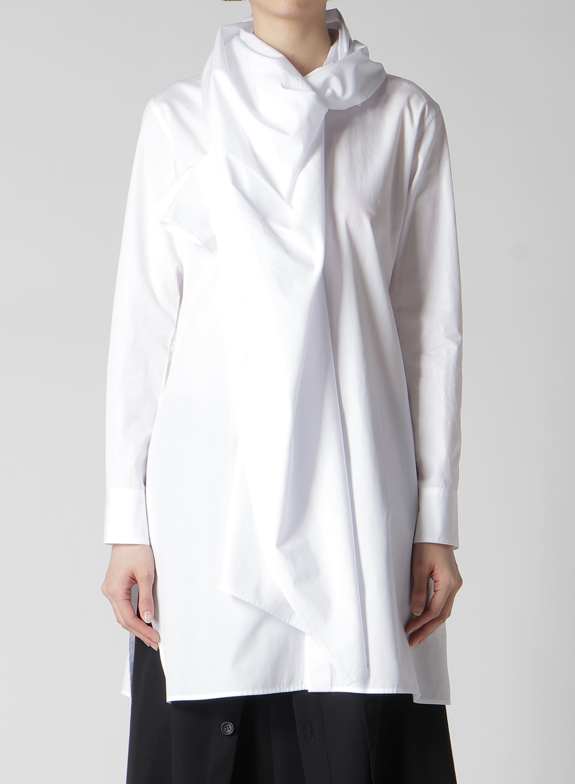 P・100/2 BROAD STOLE DETAIL SHIRT