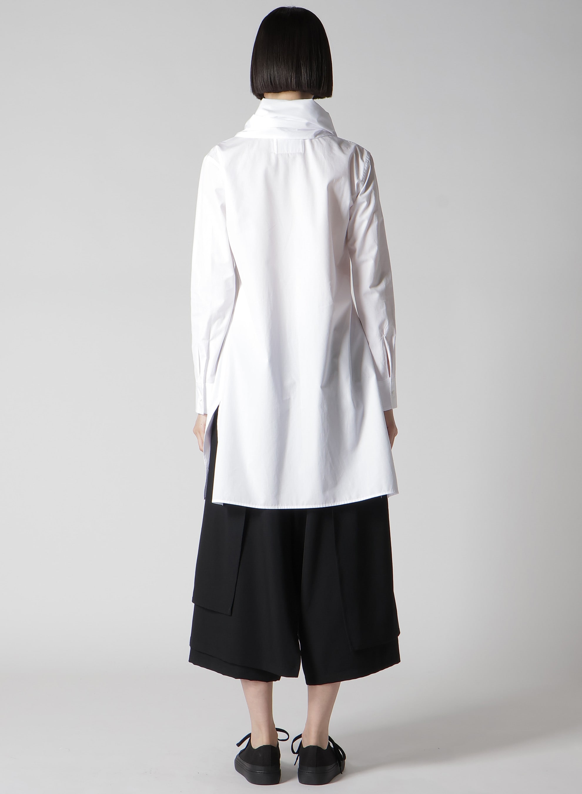 P・100/2 BROAD STOLE DETAIL SHIRT