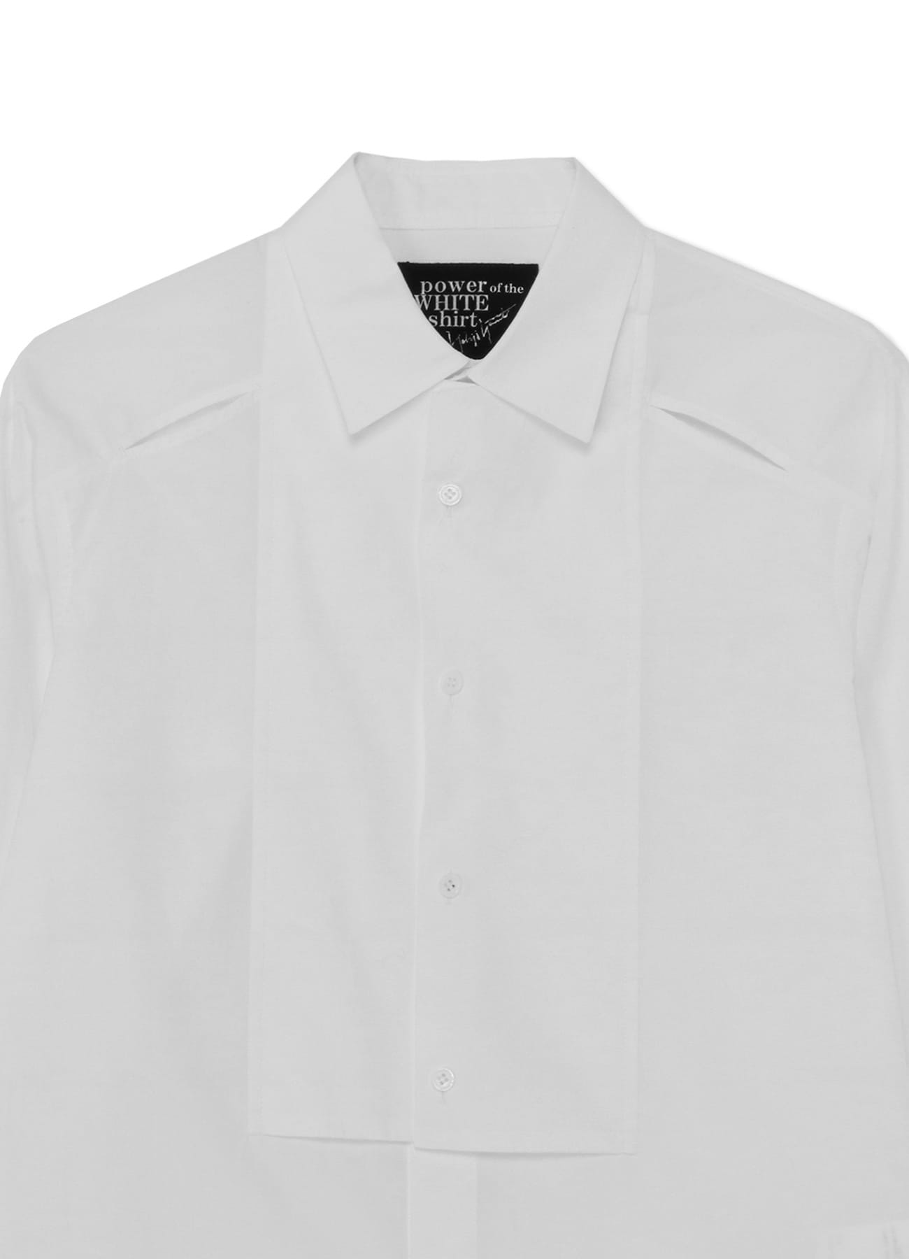 P・100/2 BROAD A-DOUBLE FRONT B(S White): power of the WHITE shirt 
