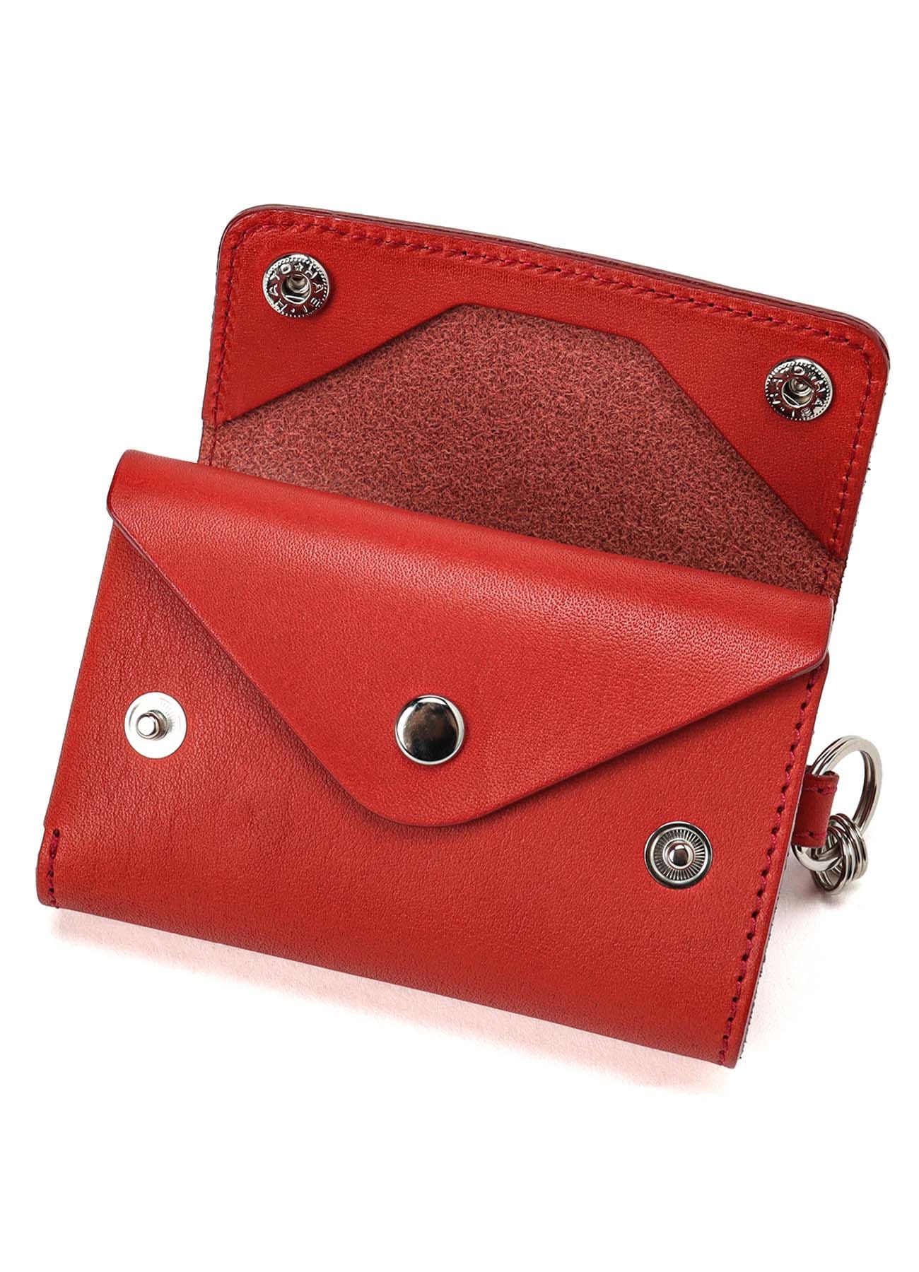 LEATHER TRI-FOLD MINI WALLET