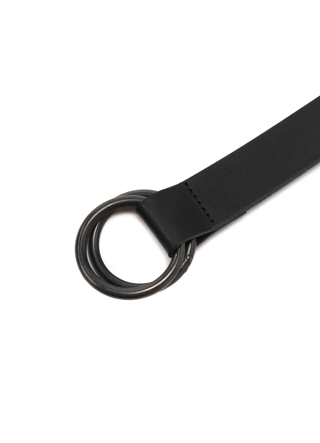 COW LEATHER25MM LONG RING BELT(FREE SIZE Black): S'YTE｜THE SHOP 