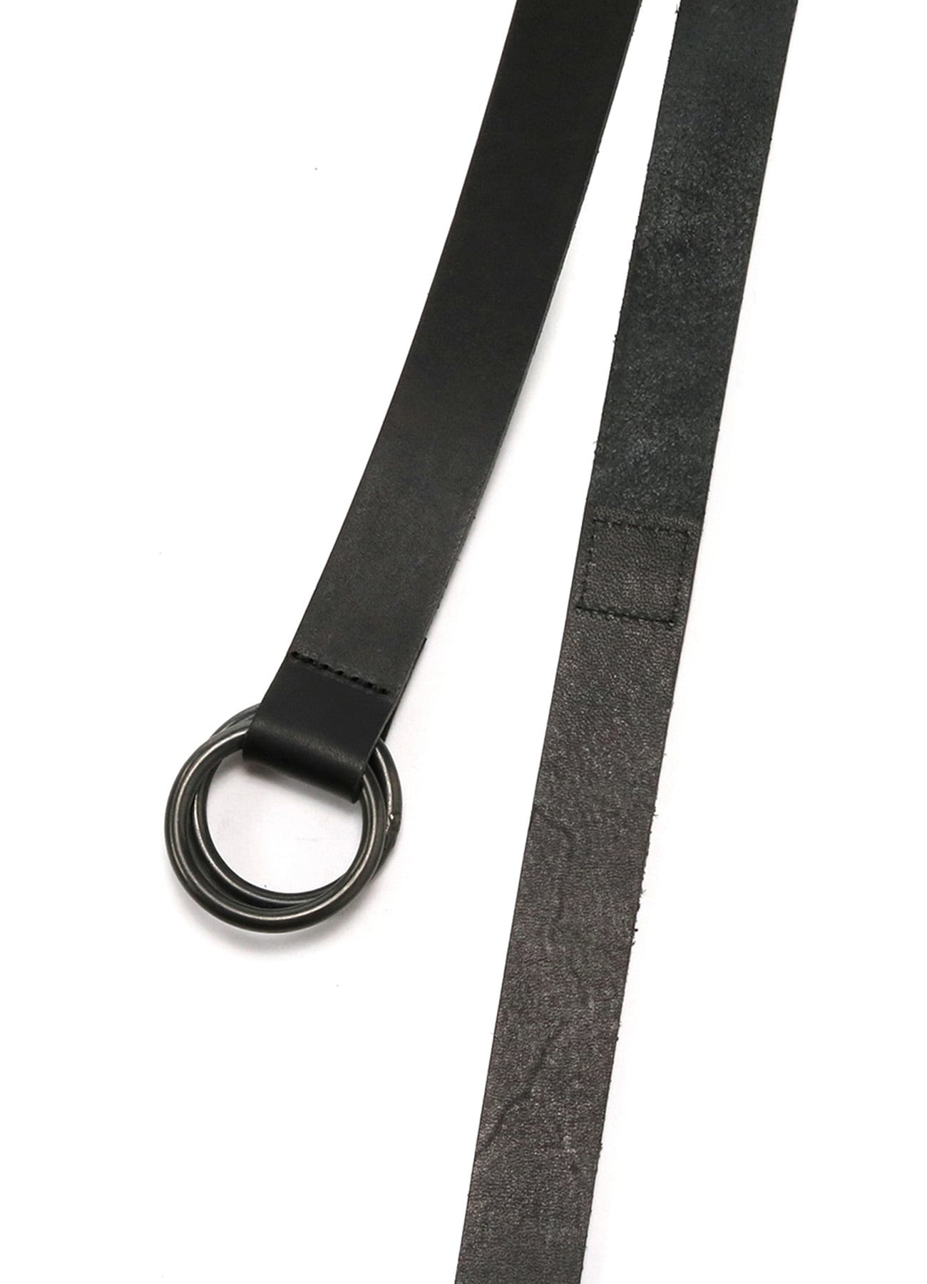 COW LEATHER25MM LONG RING BELT(FREE SIZE Black): S'YTE｜THE SHOP 