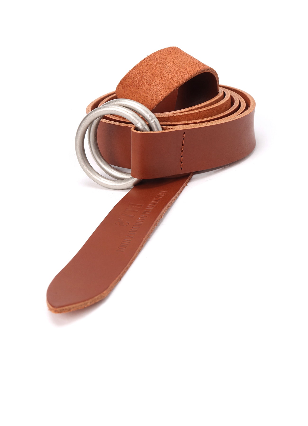 COW LEATHER25MM LONG RING BELT