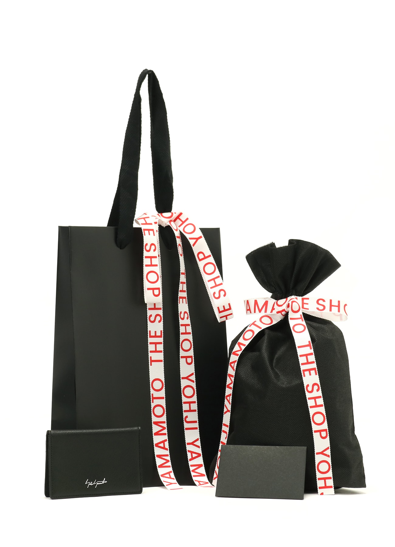 Self-wrap THE SHOP GIFT KIT (S) (WhitexRed)	