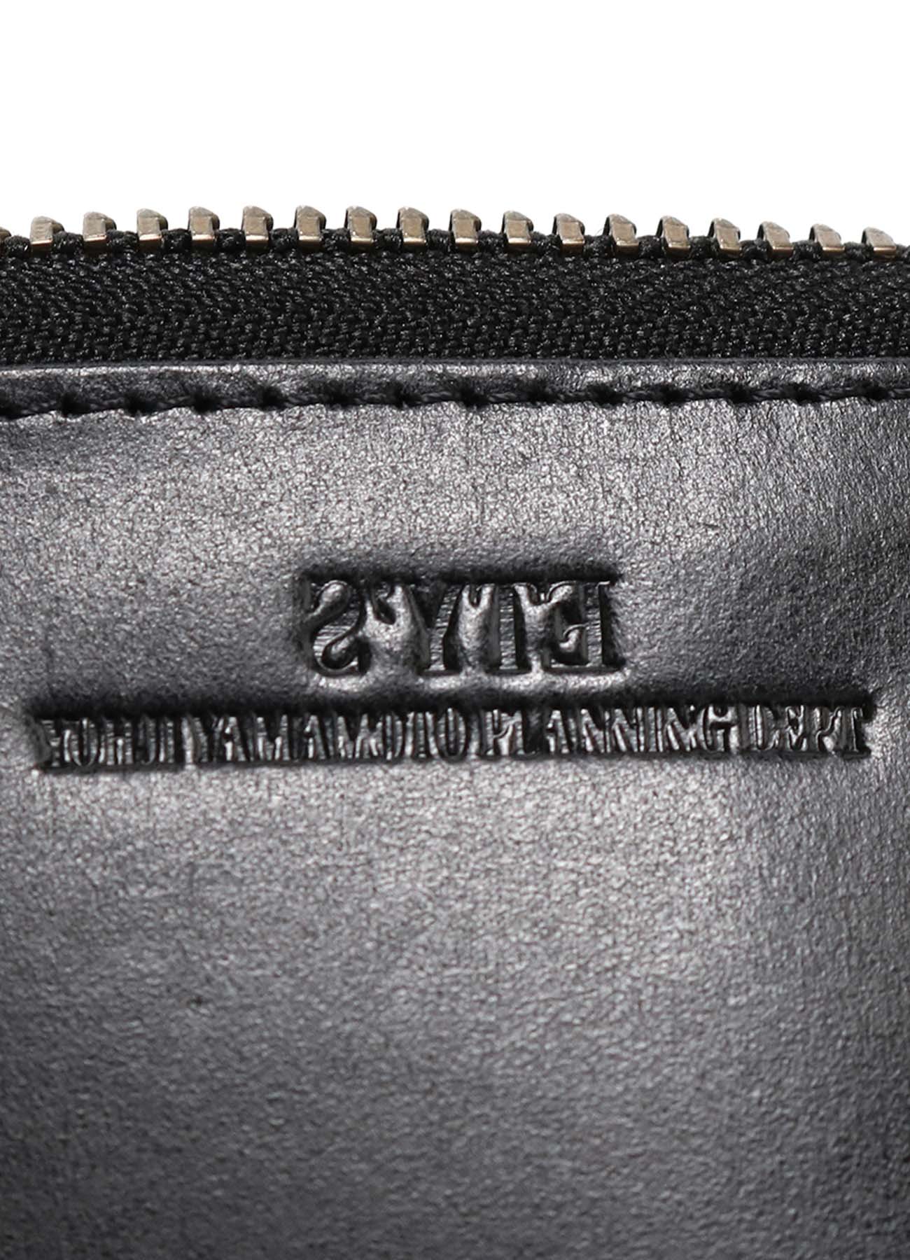 Cow Leather 2WAY Detachable Mini Wallet(FREE SIZE Black): S'YTE 