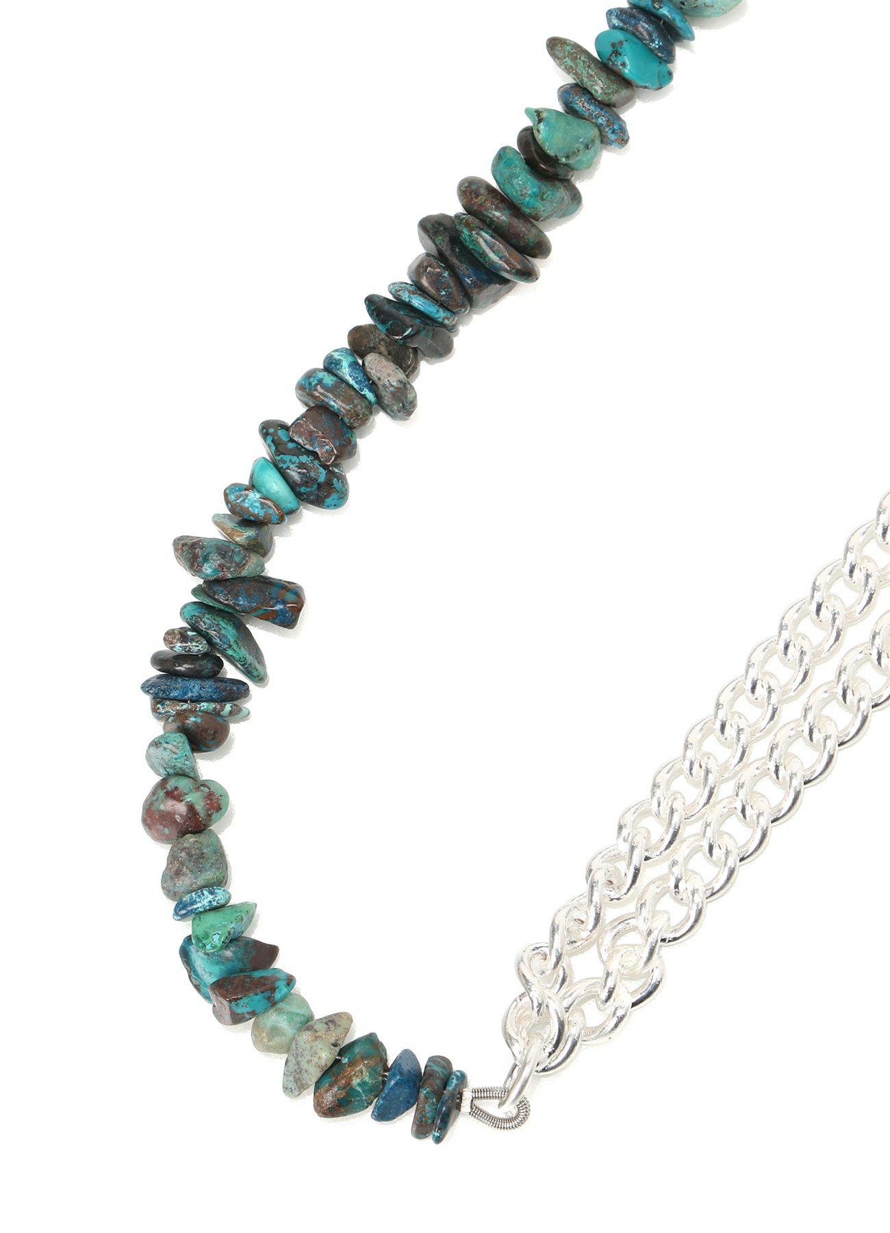 CHRYSOCOLLA BEADS NECKLACE