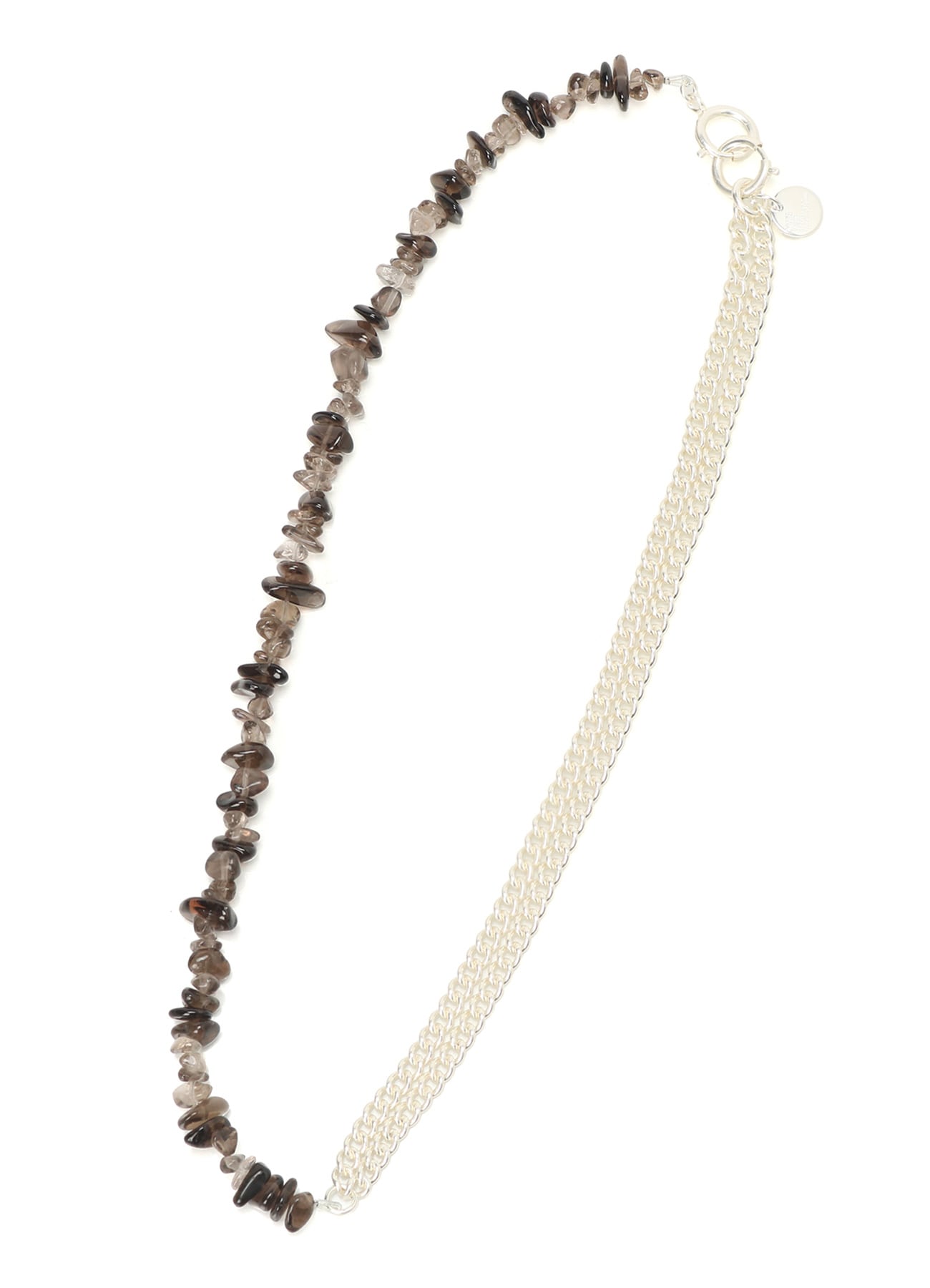 SMOKY QUARTZ  BEADS NECKLACE