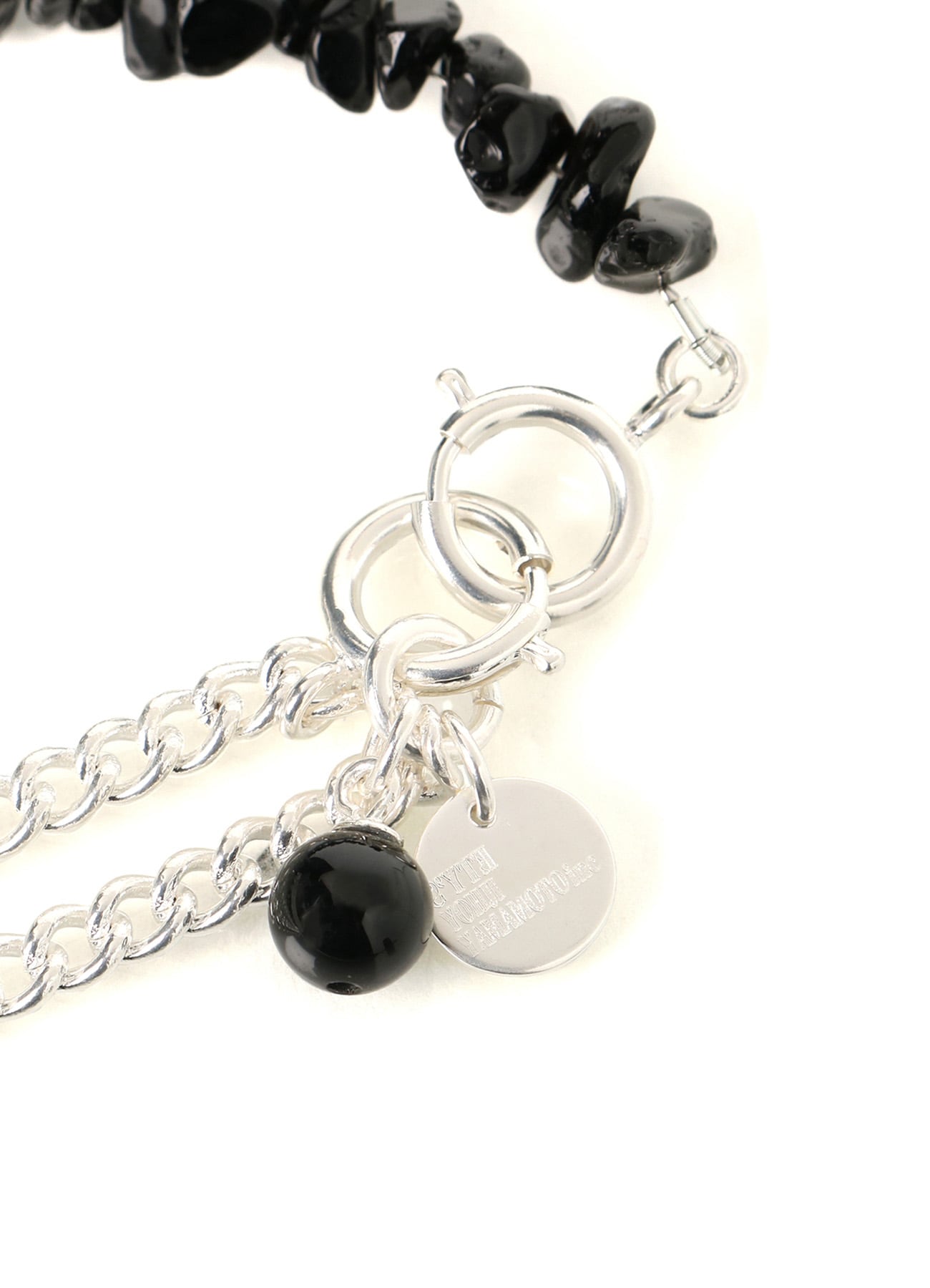 BLACK ONYX BEADS NECKLACE