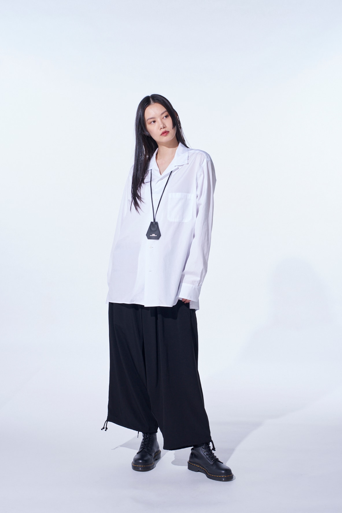 11/21～11/25 Y's OMOTESANDO 先行販売】COTTON BROAD LOOSE-FIT OPEN COLLAR SHIRT(M  White): S'YTE｜THE SHOP YOHJI YAMAMOTO