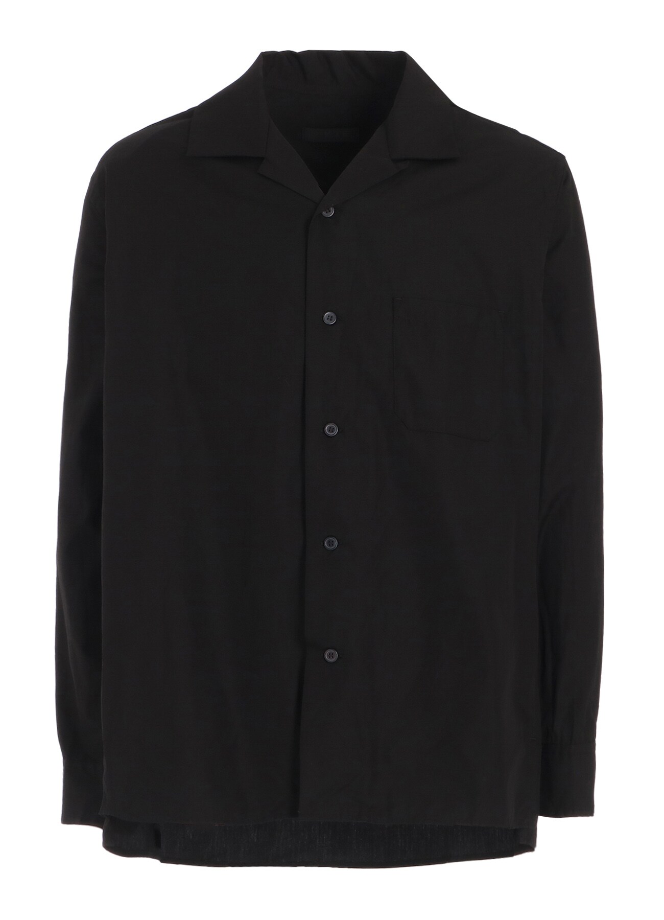 【11/21～11/25 Y's OMOTESANDO 先行販売】COTTON BROAD LOOSE-FIT OPEN COLLAR SHIRT