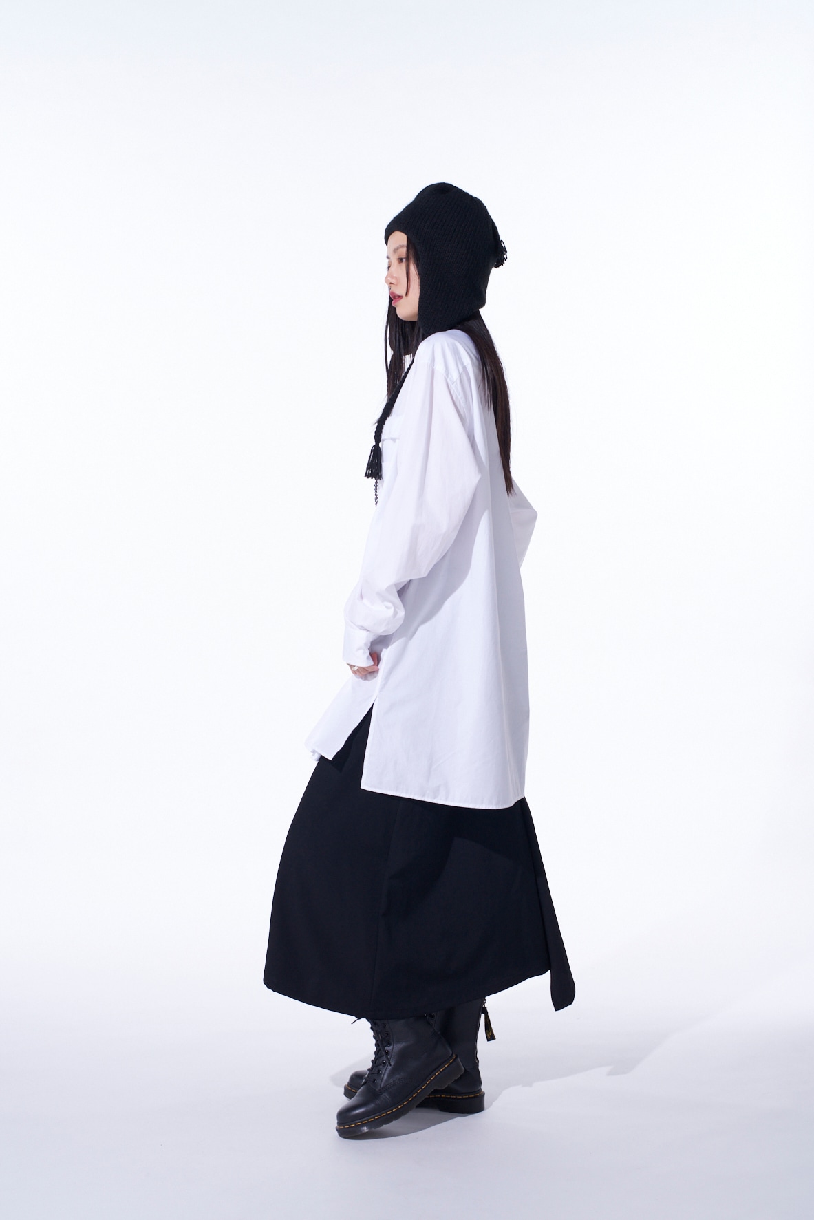 【11/21～11/25 Y's OMOTESANDO 先行販売】COTTON BROAD PLEATED SHIRT