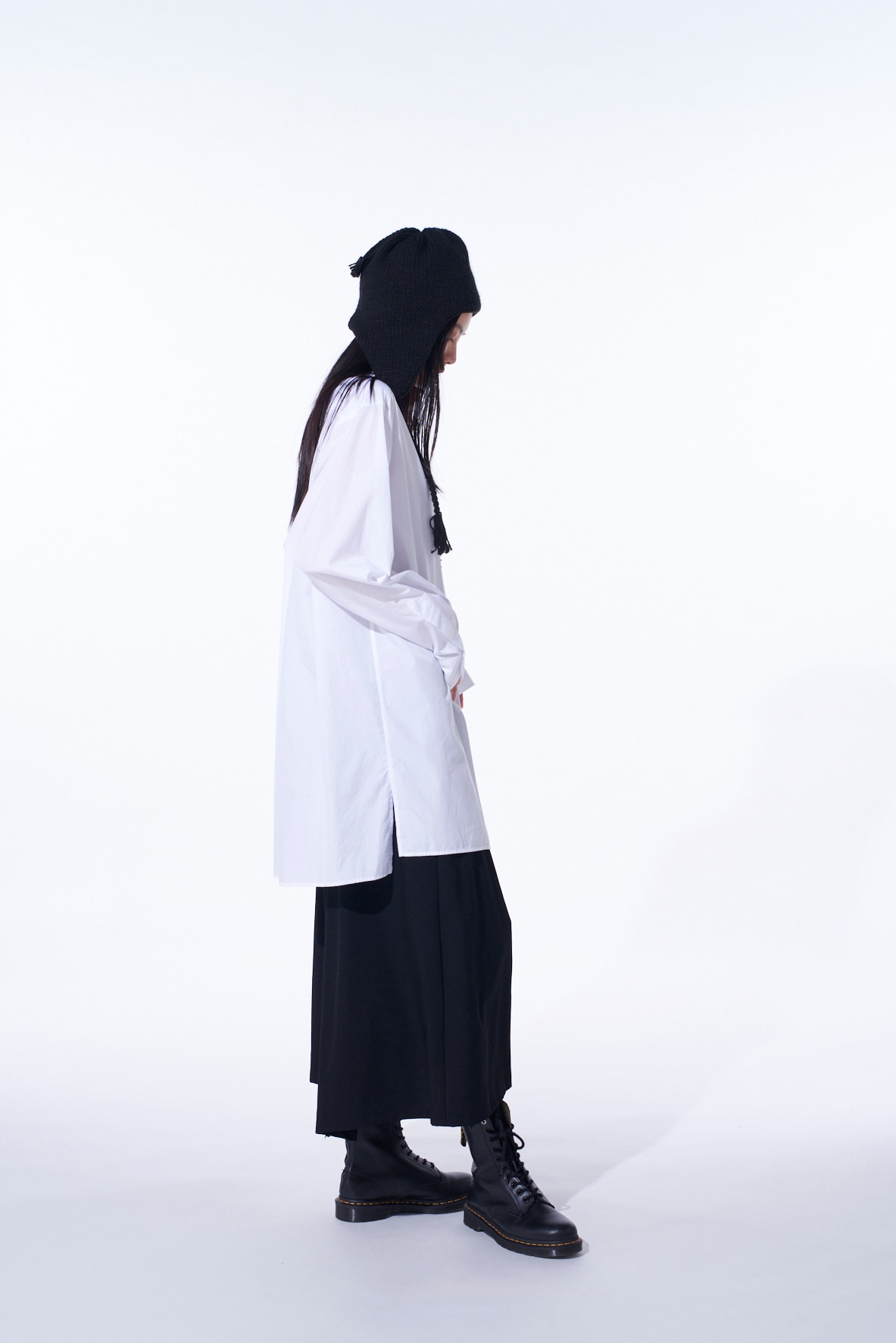 【11/21～11/25 Y's OMOTESANDO 先行販売】COTTON BROAD PLEATED SHIRT