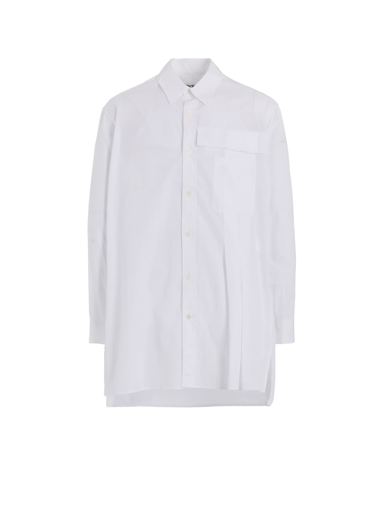 【11/21～11/25 Y's OMOTESANDO 先行販売】COTTON BROAD PLEATED SHIRT