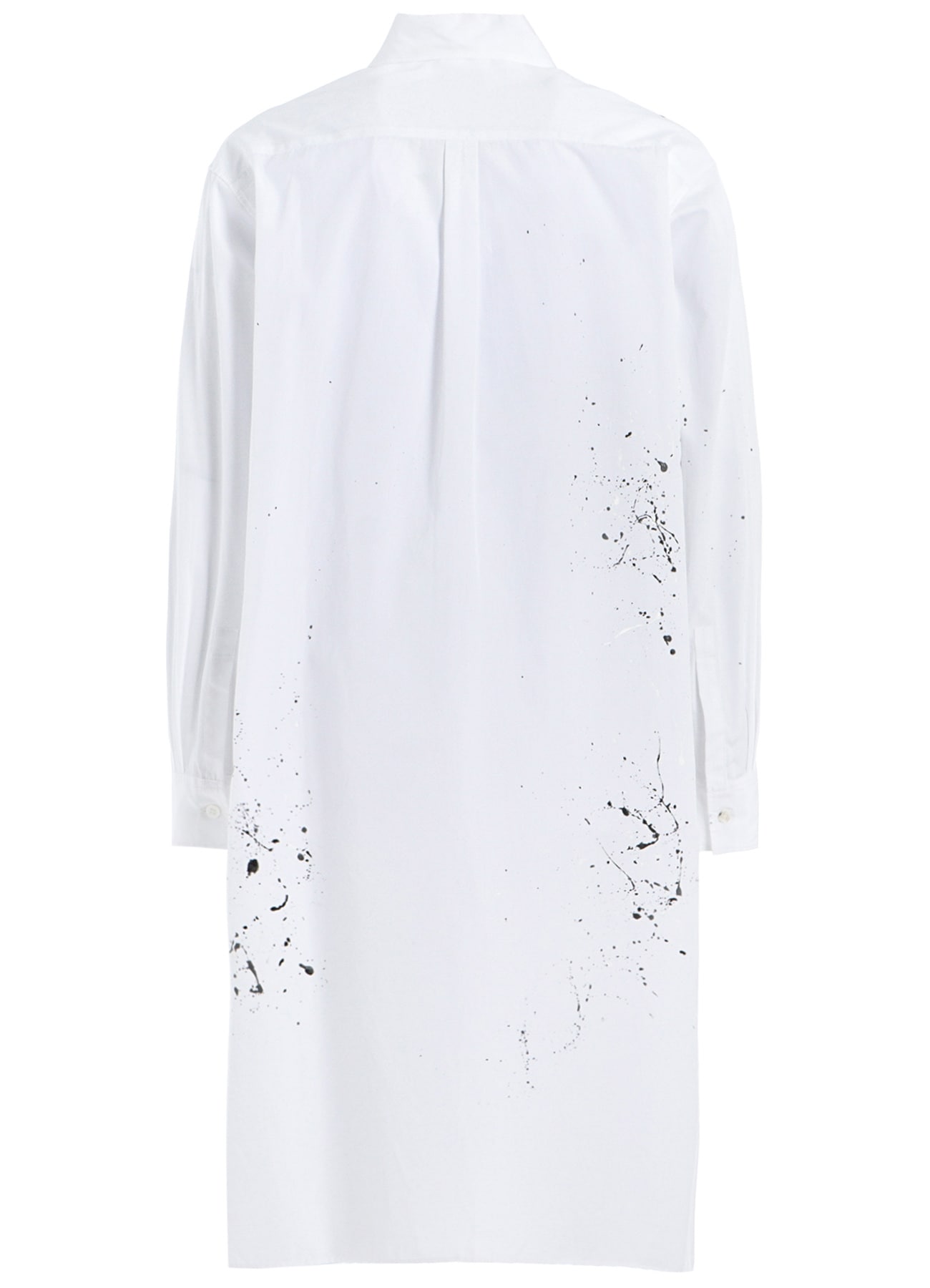 COTTON BROAD SPLASH PAINTED LONG SHIRT