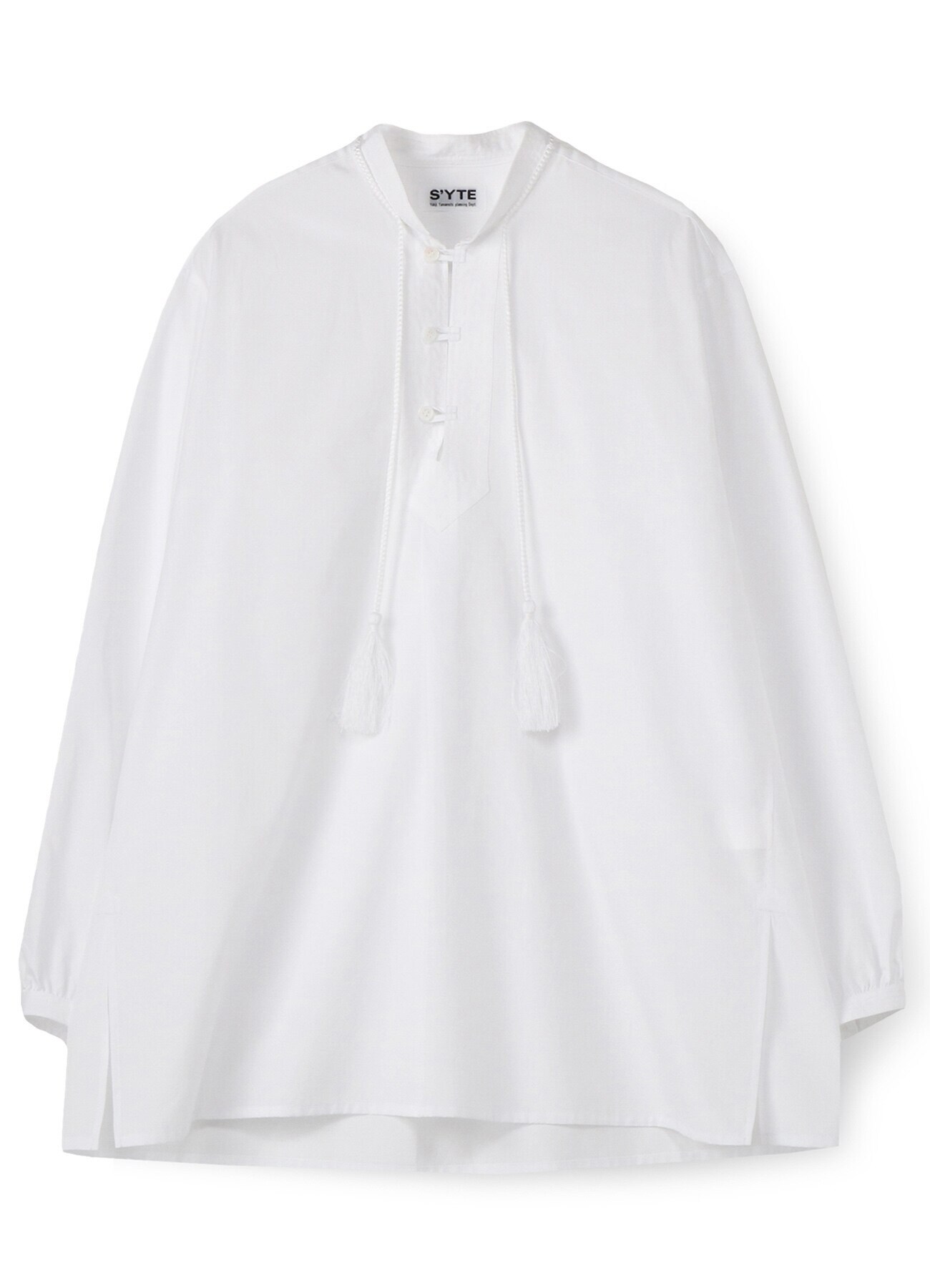 100/2 Broad Cotton Tassel Shirt