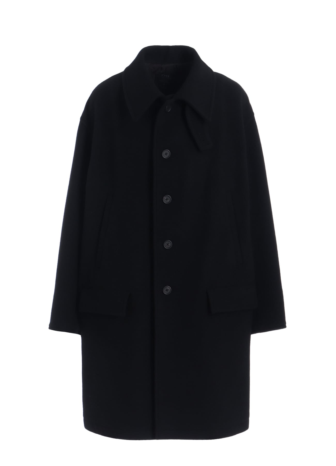 【11/21～11/25 Y's OMOTESANDO 先行販売】DOUBLE-WEAVE MELTON OVERSIZED SOUTIEN COLLAR COAT