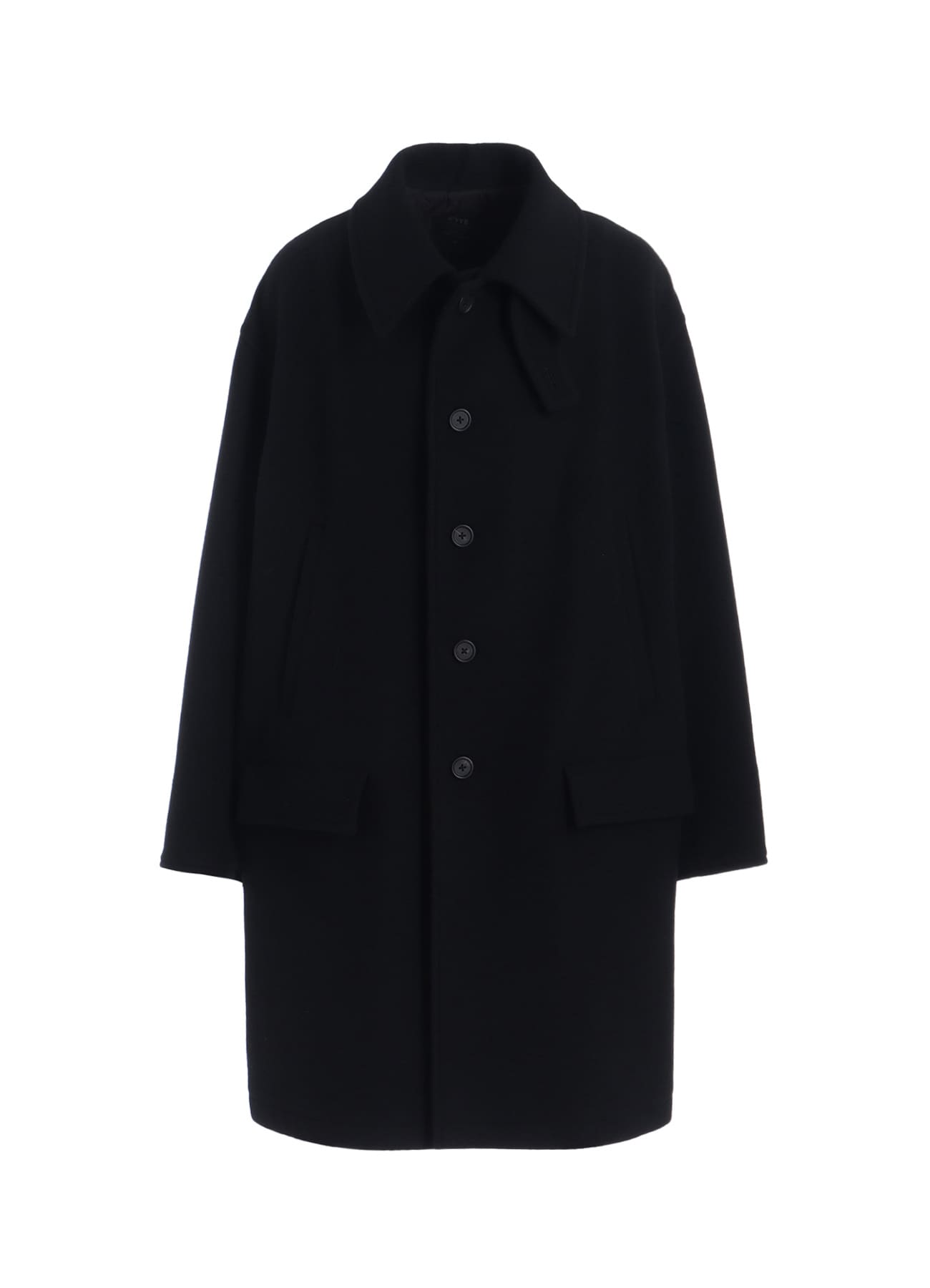 【11/21～11/25 Y's OMOTESANDO 先行販売】DOUBLE-WEAVE MELTON OVERSIZED SOUTIEN COLLAR COAT