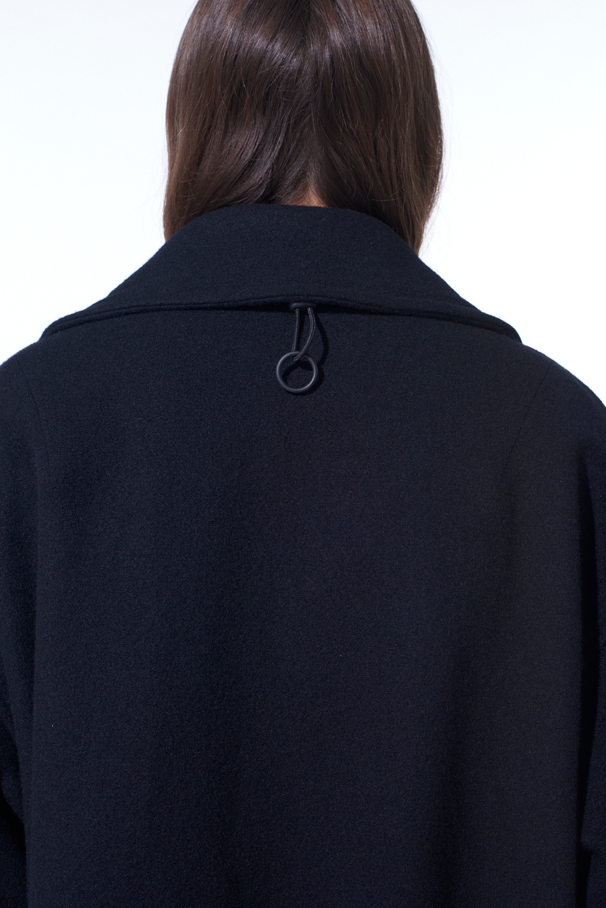 【11/21～11/25 Y's OMOTESANDO 先行販売】DOUBLE-WEAVE MELTON OVERSIZED LONG TRUCK TOP