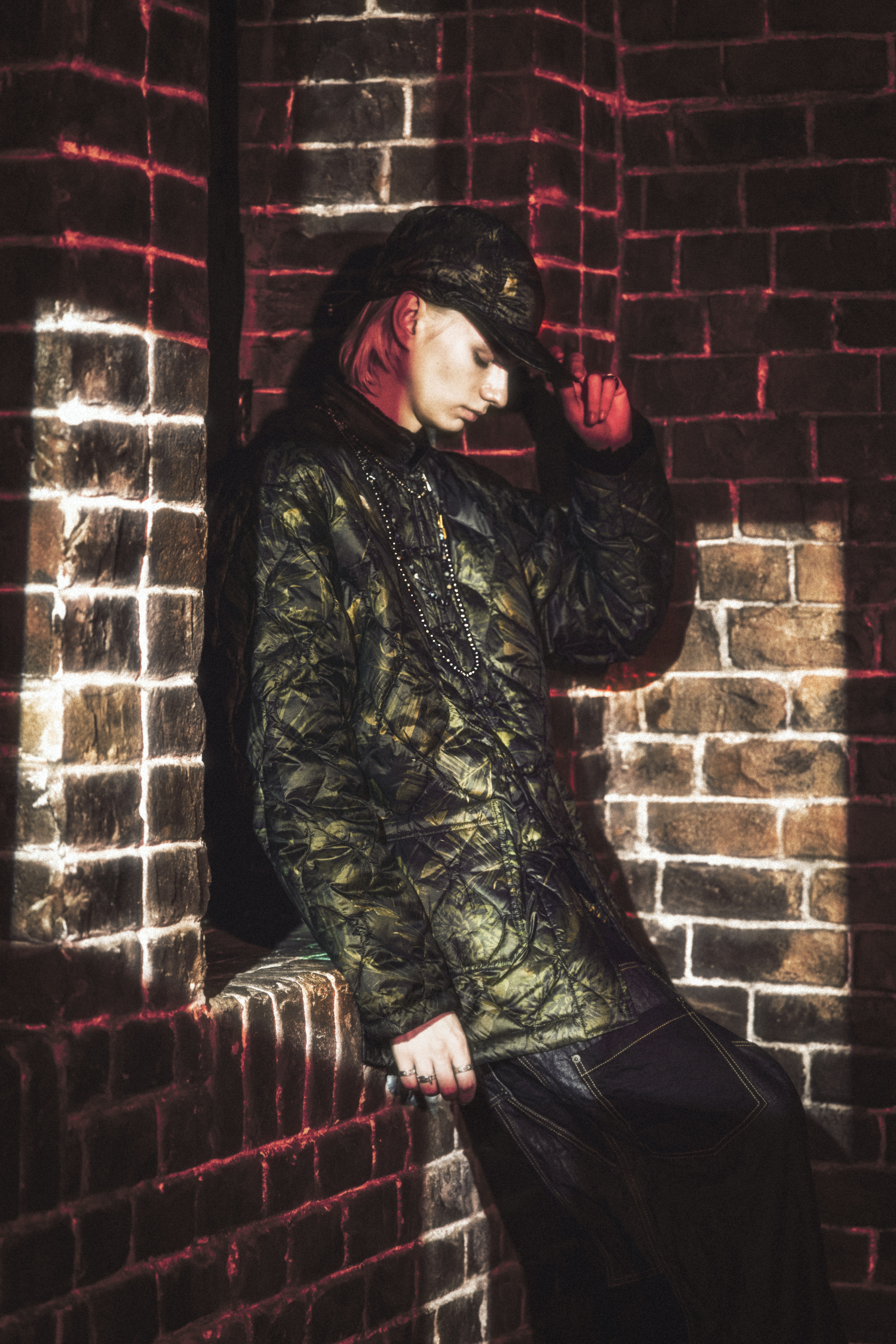 【12/5 12:00 Release】【S'YTE X TAION】DAHLIA CAMOUFLAGE QUILTED DOWN JET CAP