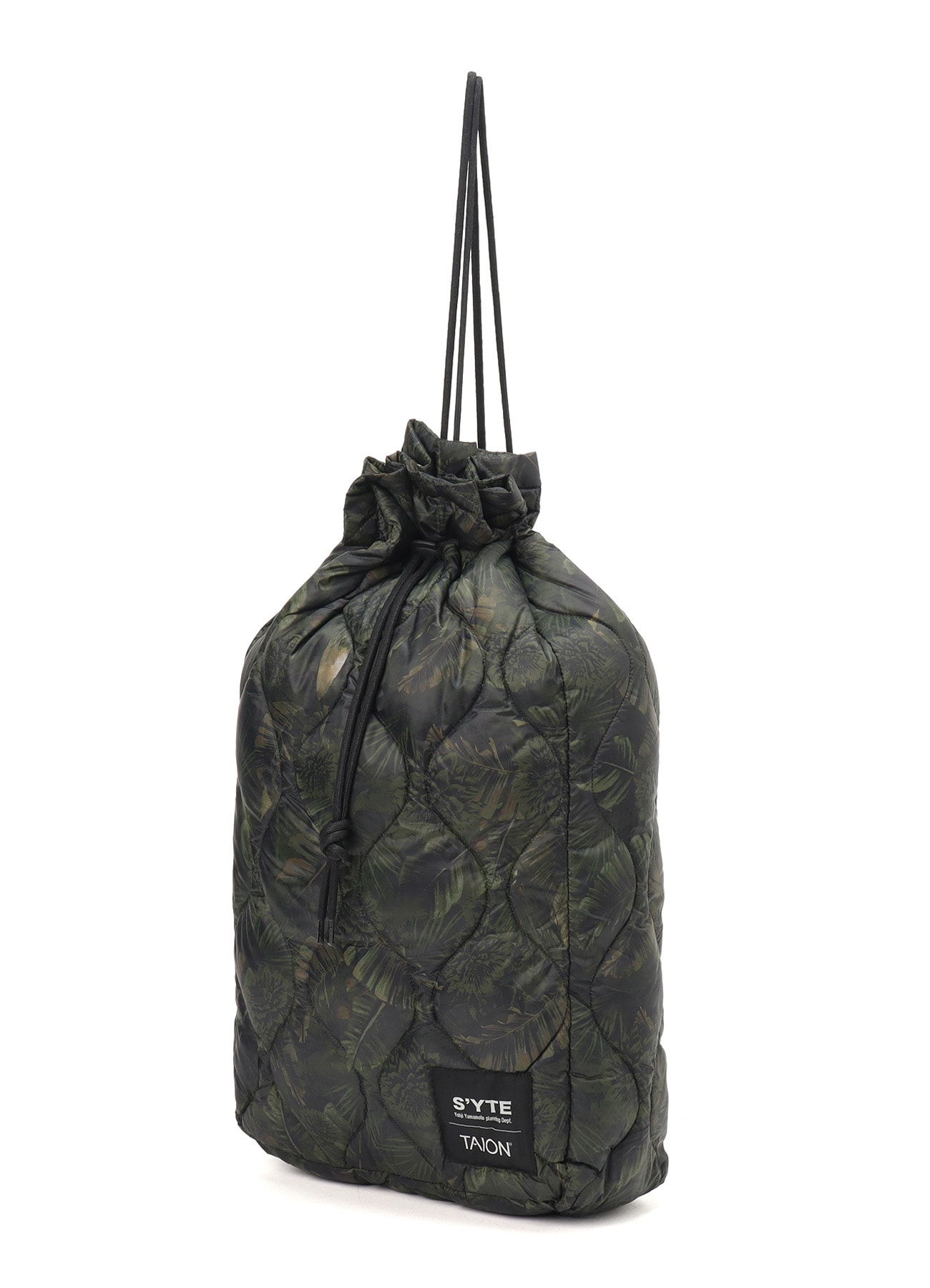 【11/21 12:00 Release】【S'YTE X TAION】DAHLIA CAMOUFLAGE QUILTED DOWN 2WAY MINI BONSACK