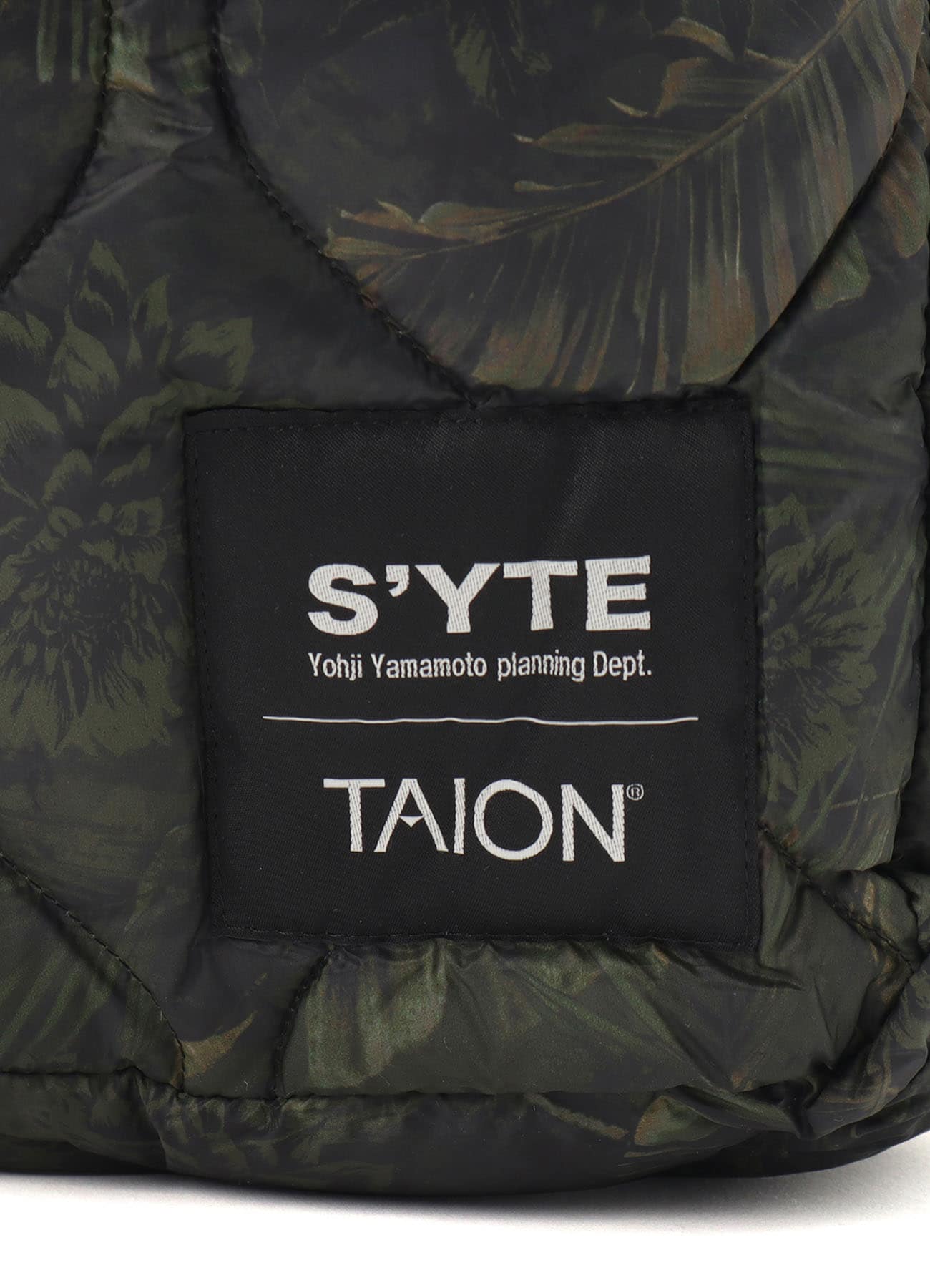 【11/21 12:00 Release】【S'YTE X TAION】DAHLIA CAMOUFLAGE QUILTED DOWN 2WAY MINI BONSACK