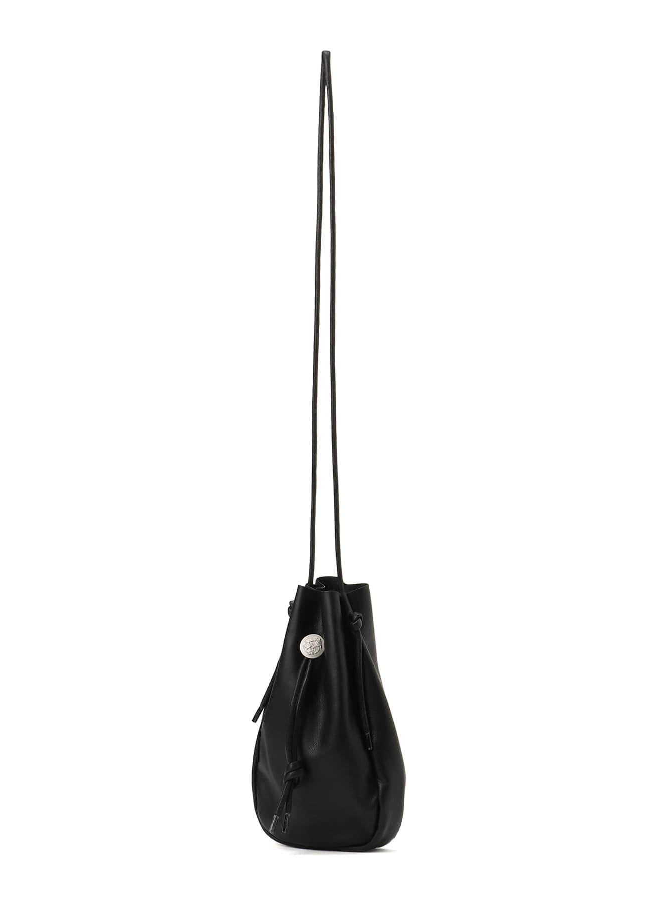 【11/21～11/25 Y's OMOTESANDO 先行販売】CONCHO DRAWSTRING LEATHER SHOULDER BAG