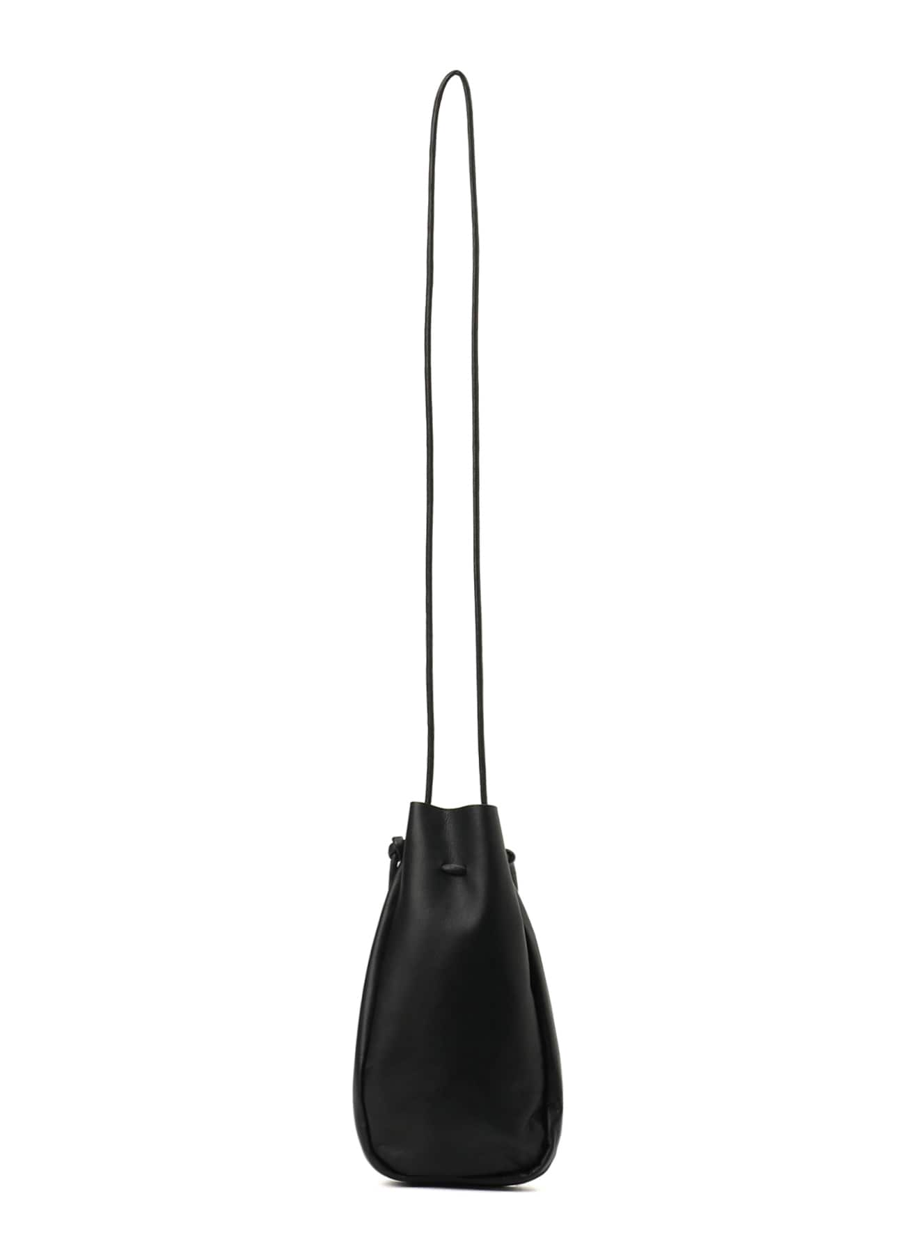 【11/21～11/25 Y's OMOTESANDO 先行販売】CONCHO DRAWSTRING LEATHER SHOULDER BAG