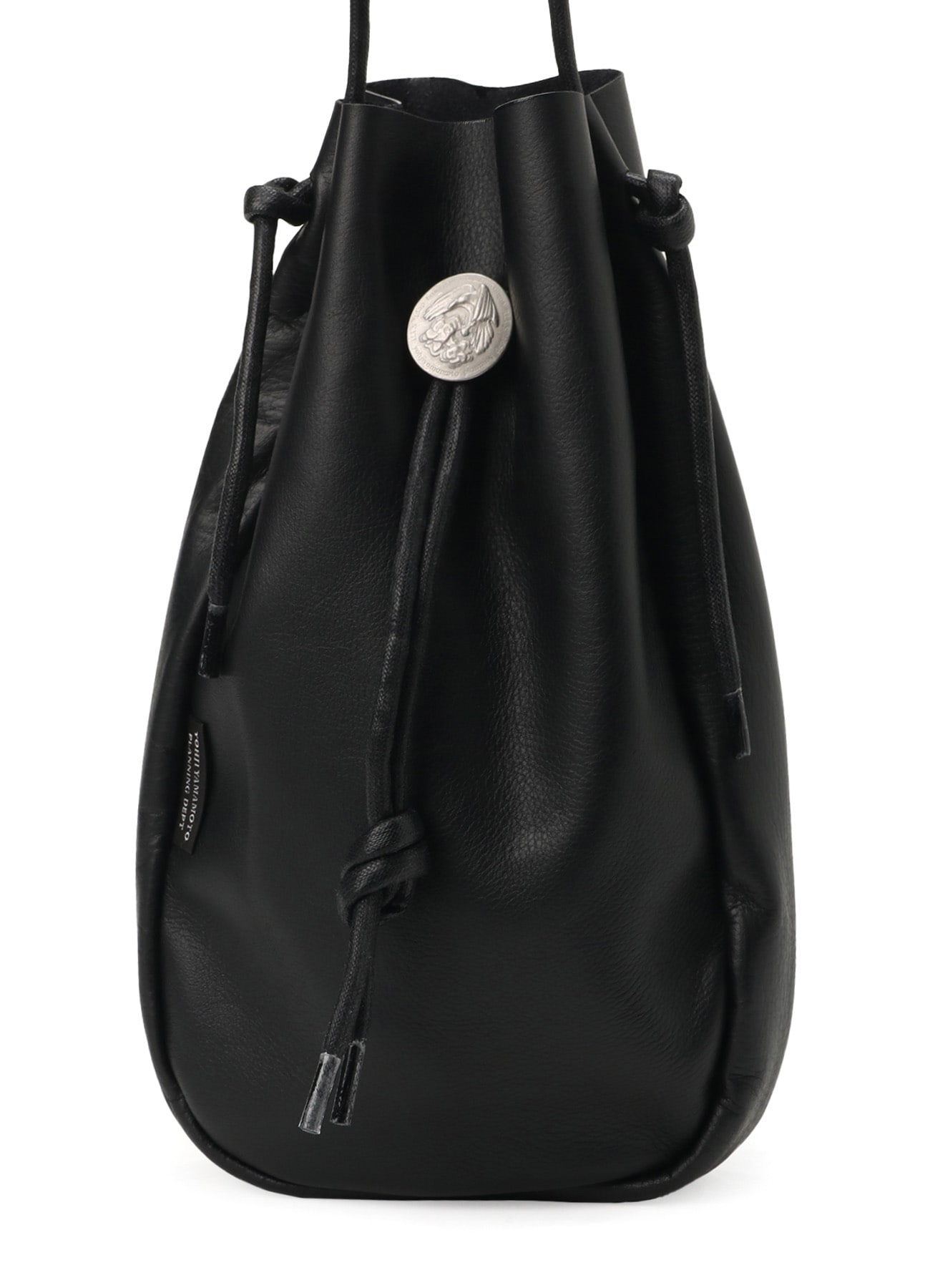 【11/21～11/25 Y's OMOTESANDO 先行販売】CONCHO DRAWSTRING LEATHER SHOULDER BAG