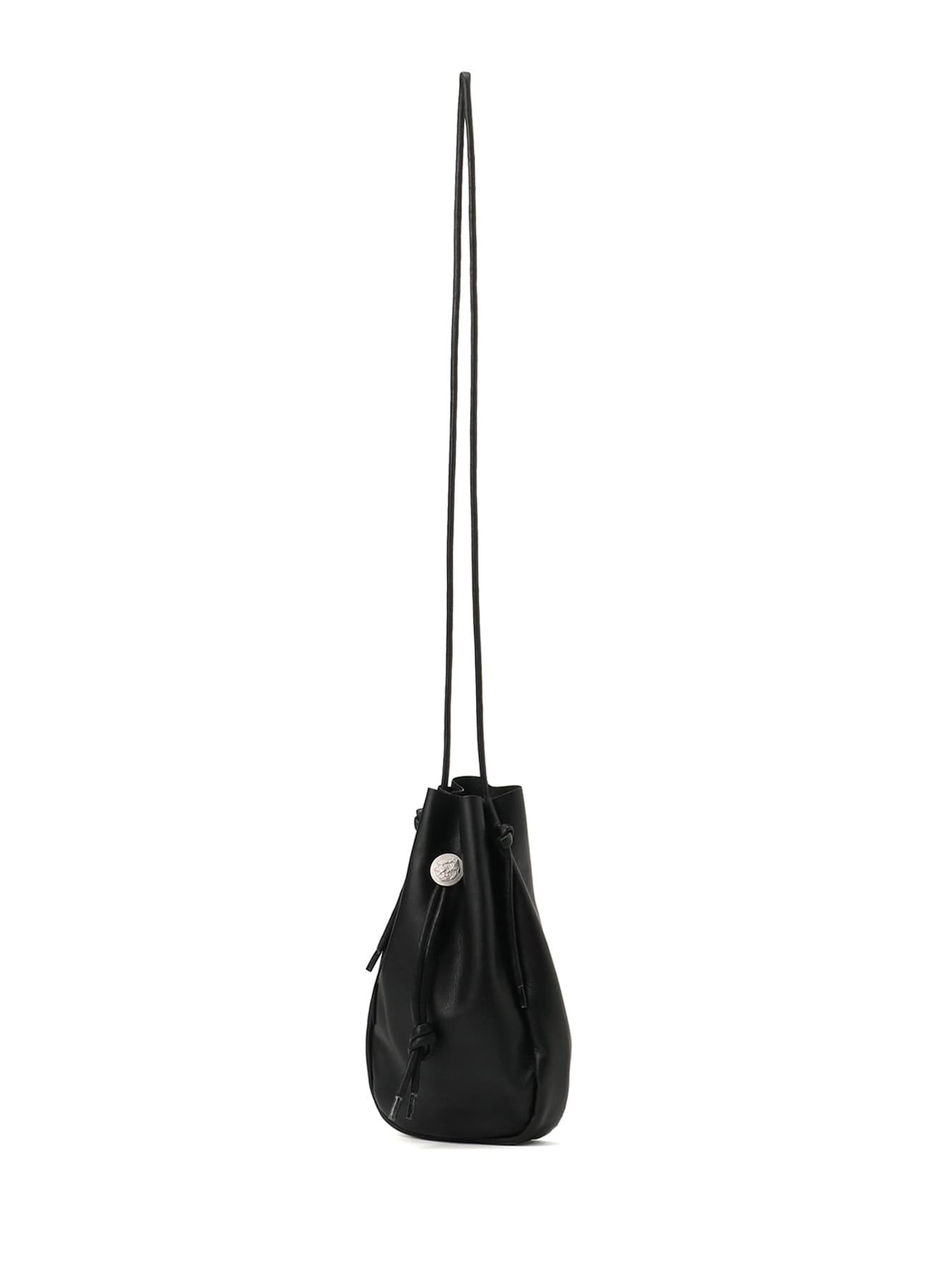 【11/21～11/25 Y's OMOTESANDO 先行販売】CONCHO DRAWSTRING LEATHER SHOULDER BAG