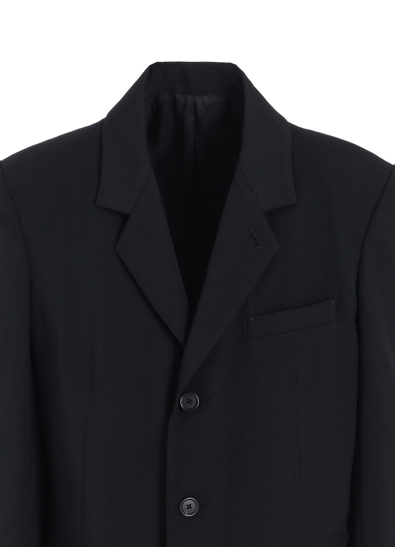 【11/21～11/25 Y's OMOTESANDO 先行販売】WASHER WOOL GABARDINE SLIM LONG JACKET