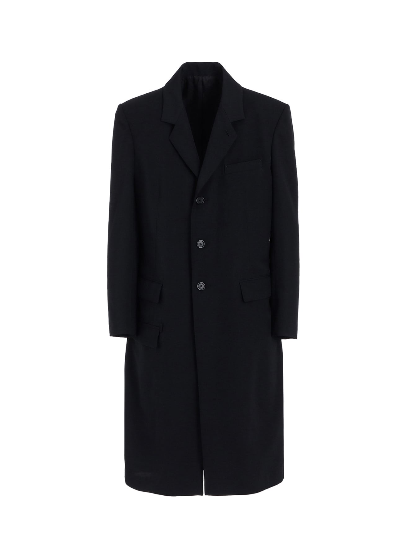 【11/21～11/25 Y's OMOTESANDO 先行販売】WASHER WOOL GABARDINE SLIM LONG JACKET