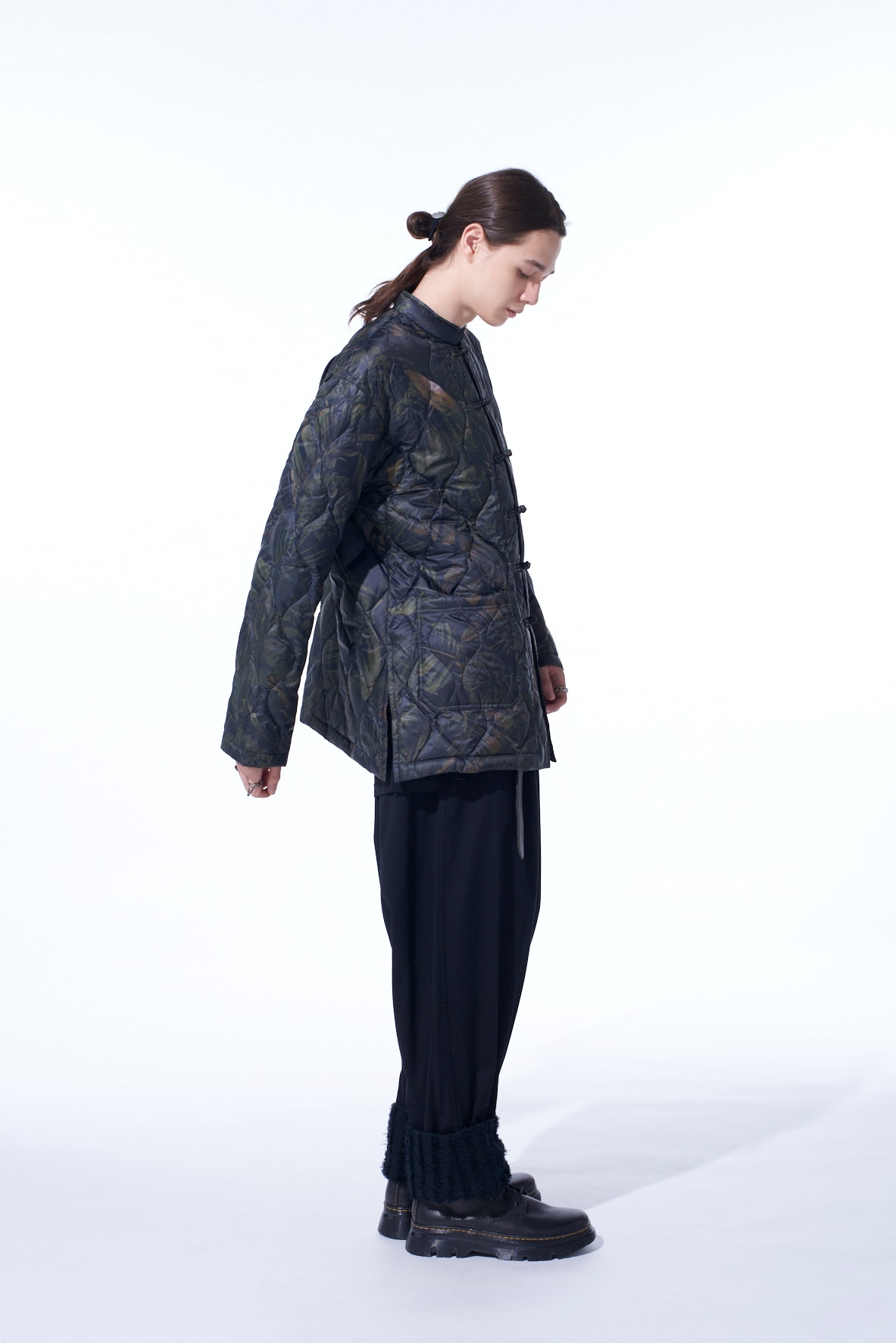 【12/5 12:00 Release】【S'YTE X TAION】DAHLIA CAMOUFLAGE QUILTED DOWN CHINA JACKET