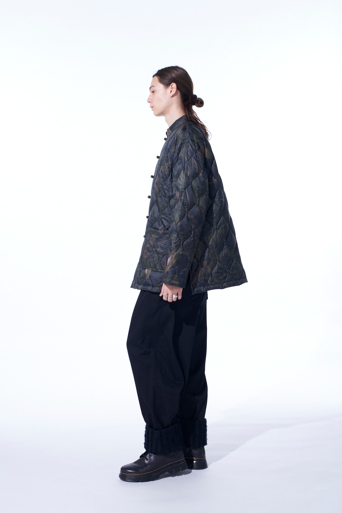 【12/5 12:00 Release】【S'YTE X TAION】DAHLIA CAMOUFLAGE QUILTED DOWN CHINA JACKET