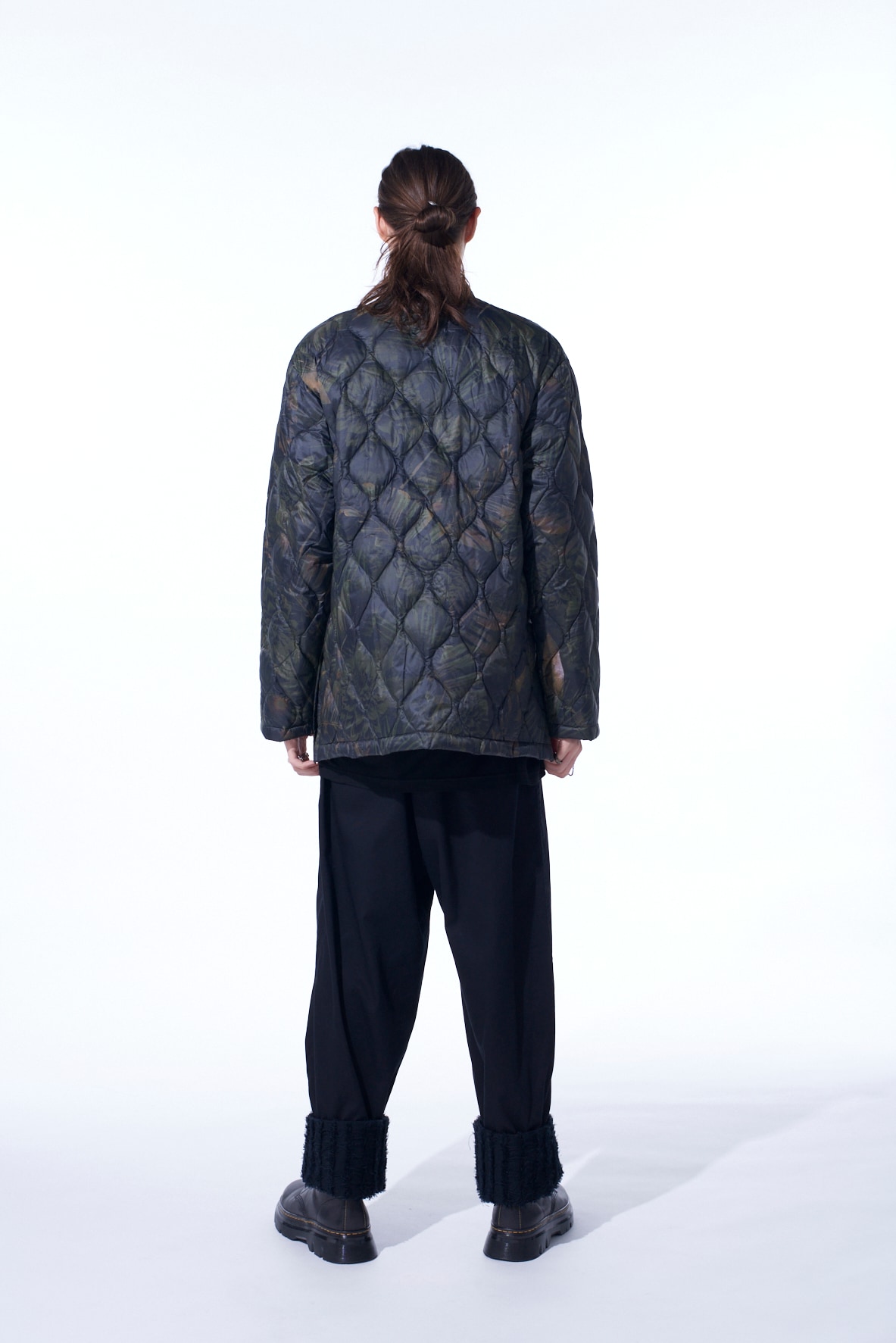 【12/5 12:00 Release】【S'YTE X TAION】DAHLIA CAMOUFLAGE QUILTED DOWN CHINA JACKET