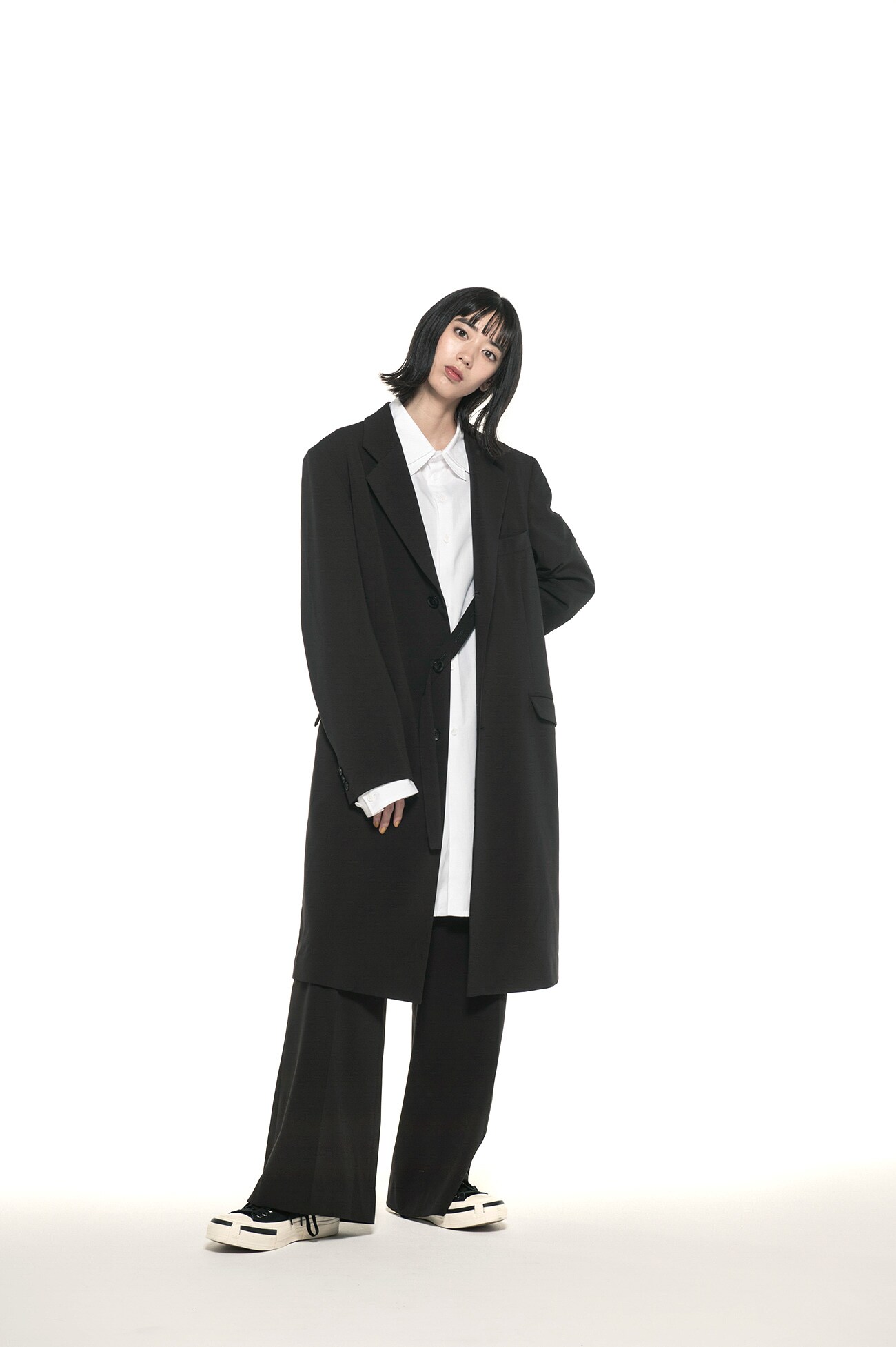 slim long coat