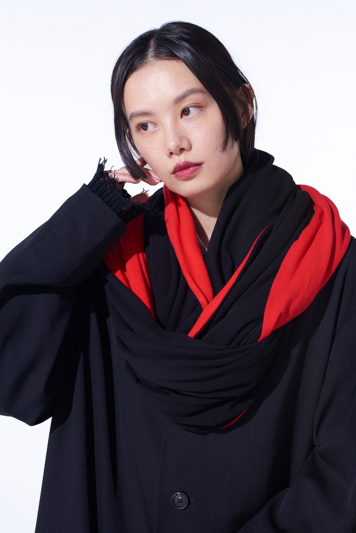 【11/21～11/25 Y's OMOTESANDO 先行販売】BI-COLOR BIG SNOOD