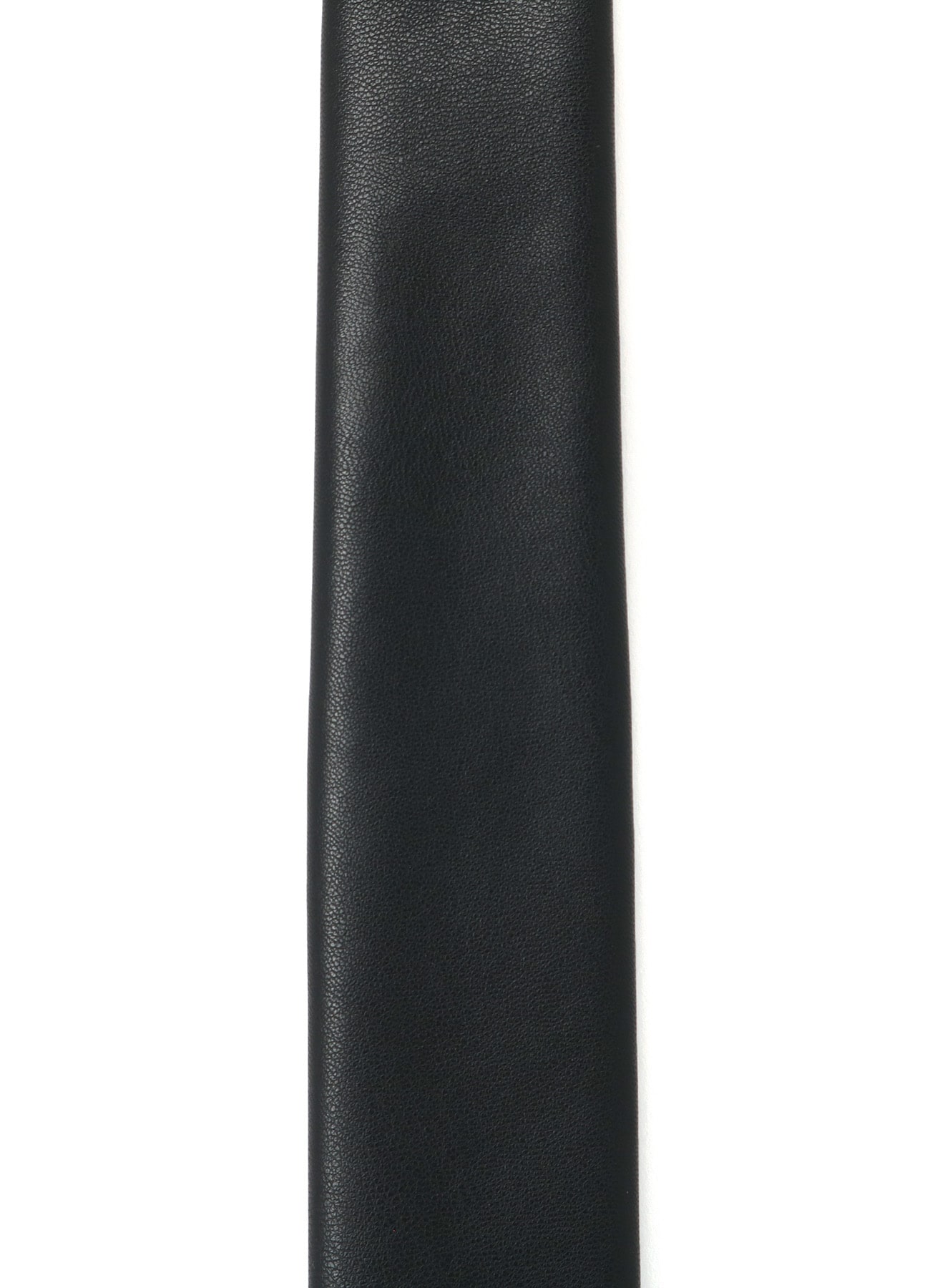 SYNTHETIC LEATHER NARROW SQUARE TIE